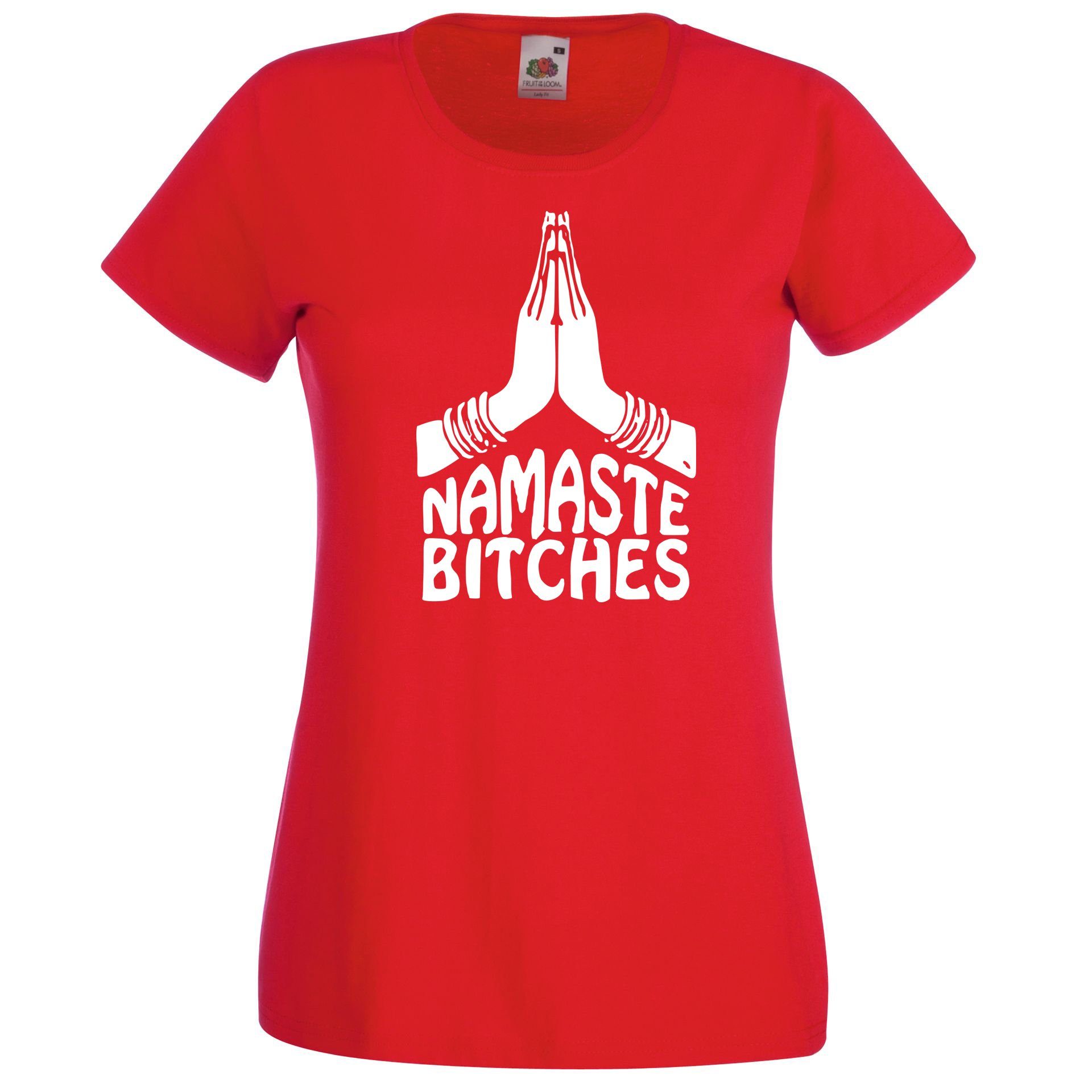 Youth Designz T-Shirt Namaste Hand Damen günstig online kaufen