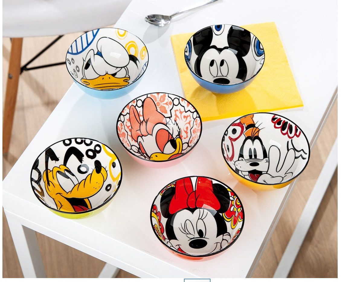 GILDE Müslischale Disney Müslischalen 6er-Set forever & ever, (6-tlg), Porzellan