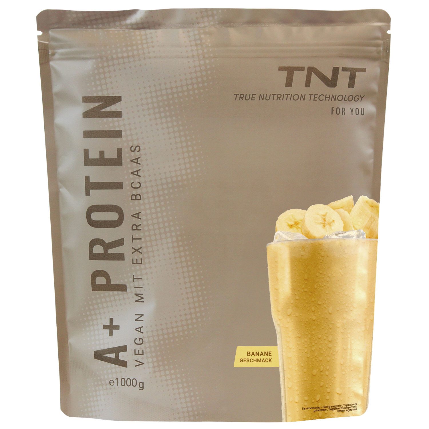 TNT (True Nutrition Technology) A+ Protein - Pflanzlicher Protein-Shake lecker wie ein Whey Pulver, 33 er