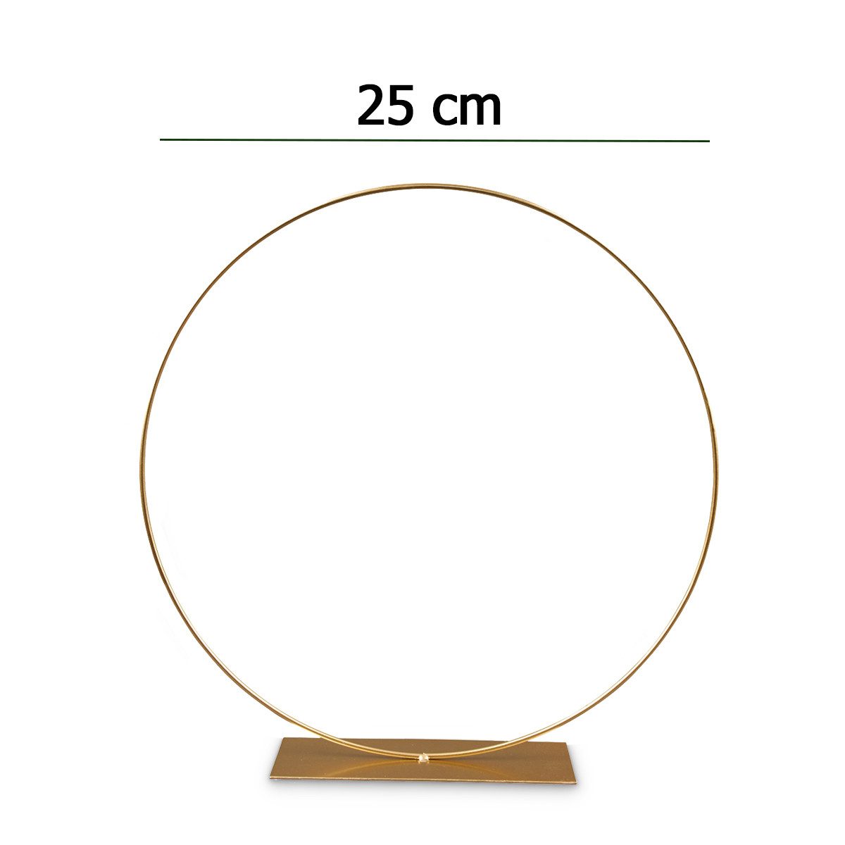 matches21 HOME & HOBBY Dekofigur Metall-Ring mit Fuß als Tisch-Deko Basteln günstig online kaufen