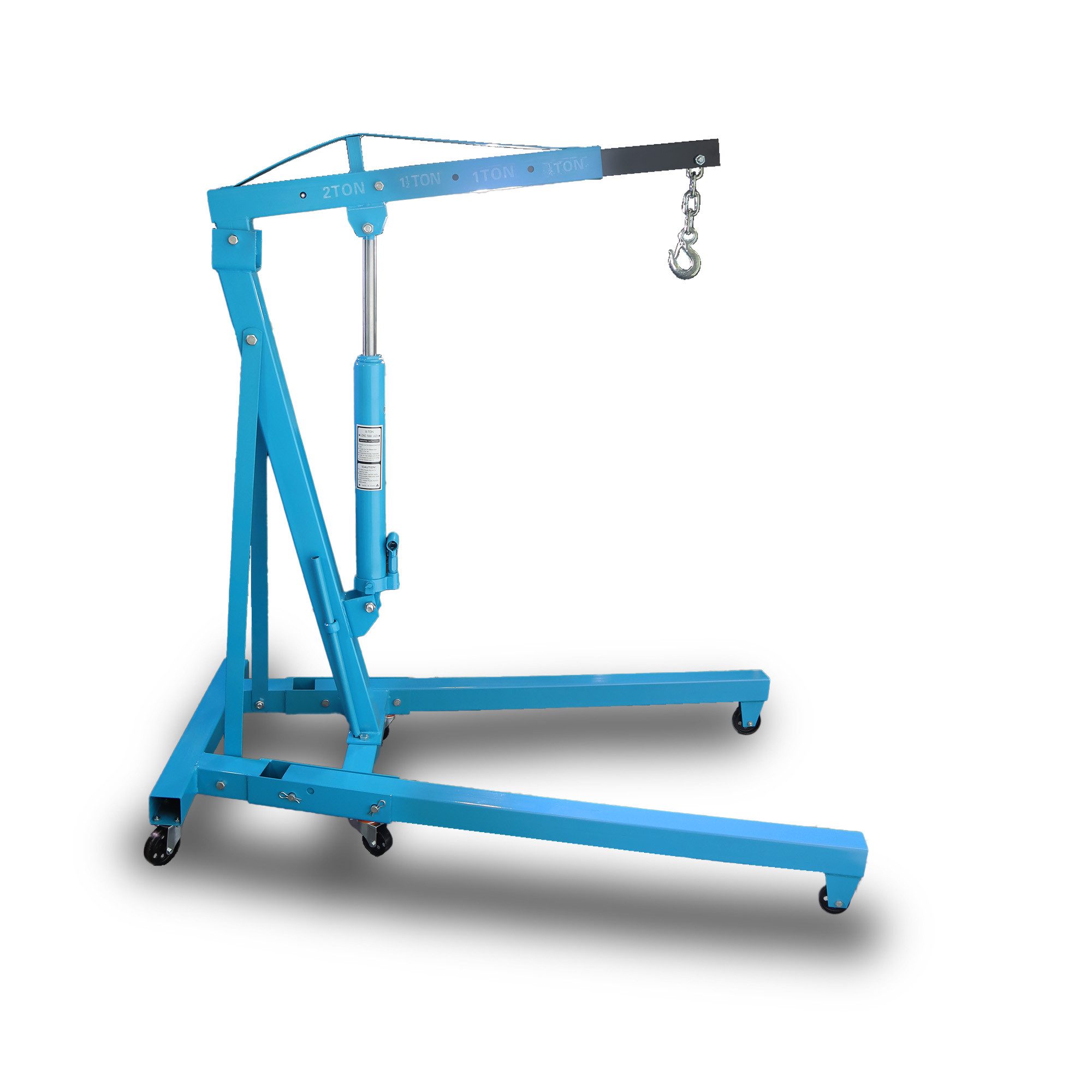 Bituxx Werkstattkran 2000kg Blau, MS-18964