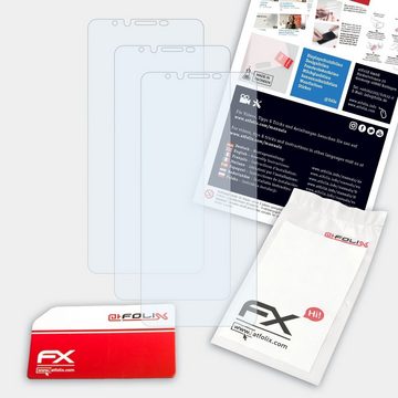 atFoliX Schutzfolie Displayschutz für Tecno Camon X, (3 Folien), Ultraklar und hartbeschichtet