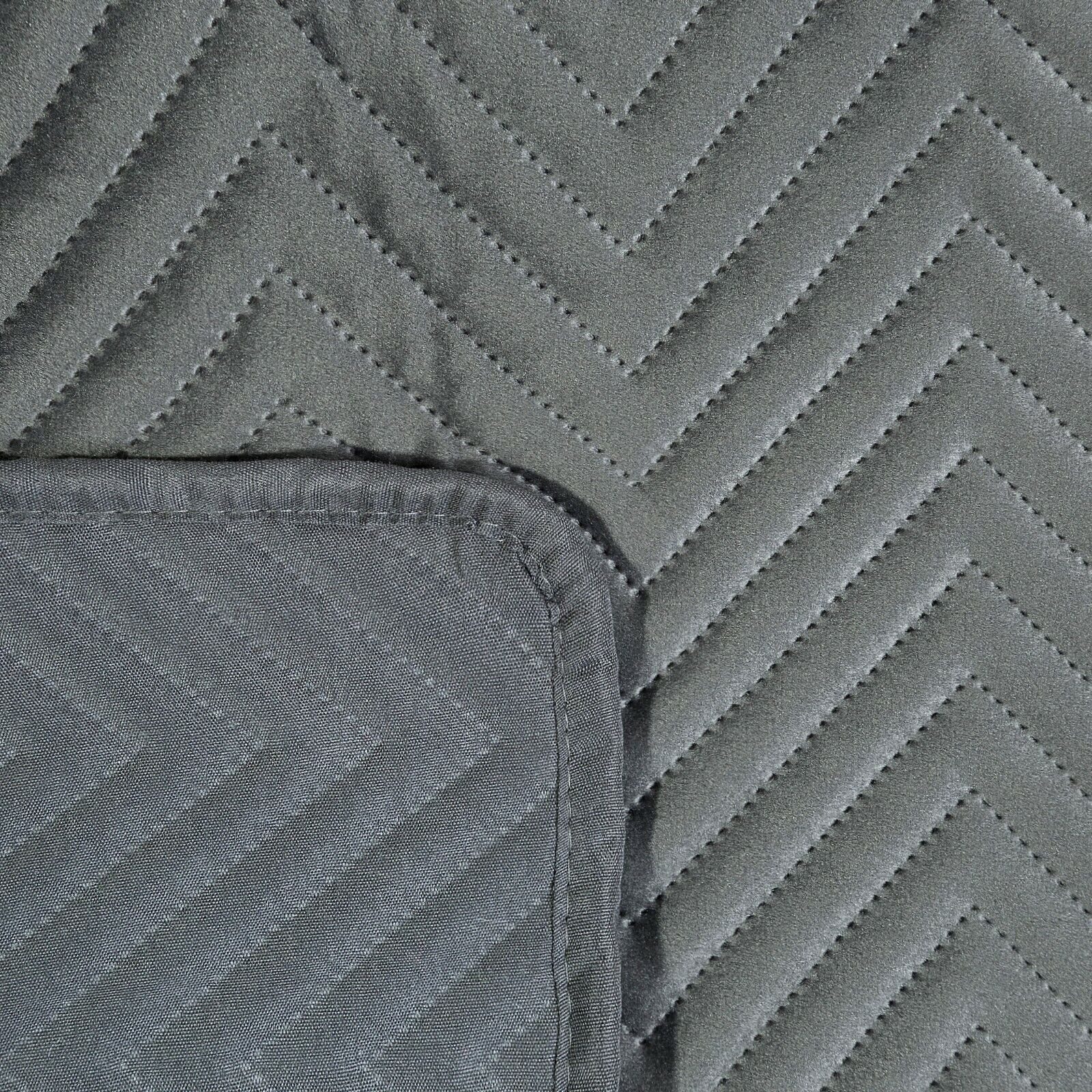 Eurofirany Bettüberwurf SOFIA zweiseitige Steppdecke hochwertige Allzweckdecke L XL XXL, Elegante Tagesdecke Velvet Sesseldecke Sofadecke Überwurf Samt – Bild 4 von 4