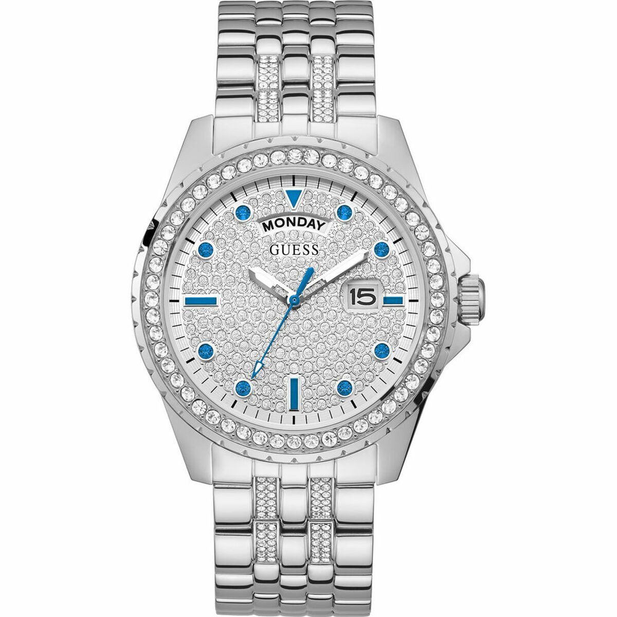 Quarzuhr Guess Amen Damenuhr GW0218G1 Ø 44 mm Armbanduhr