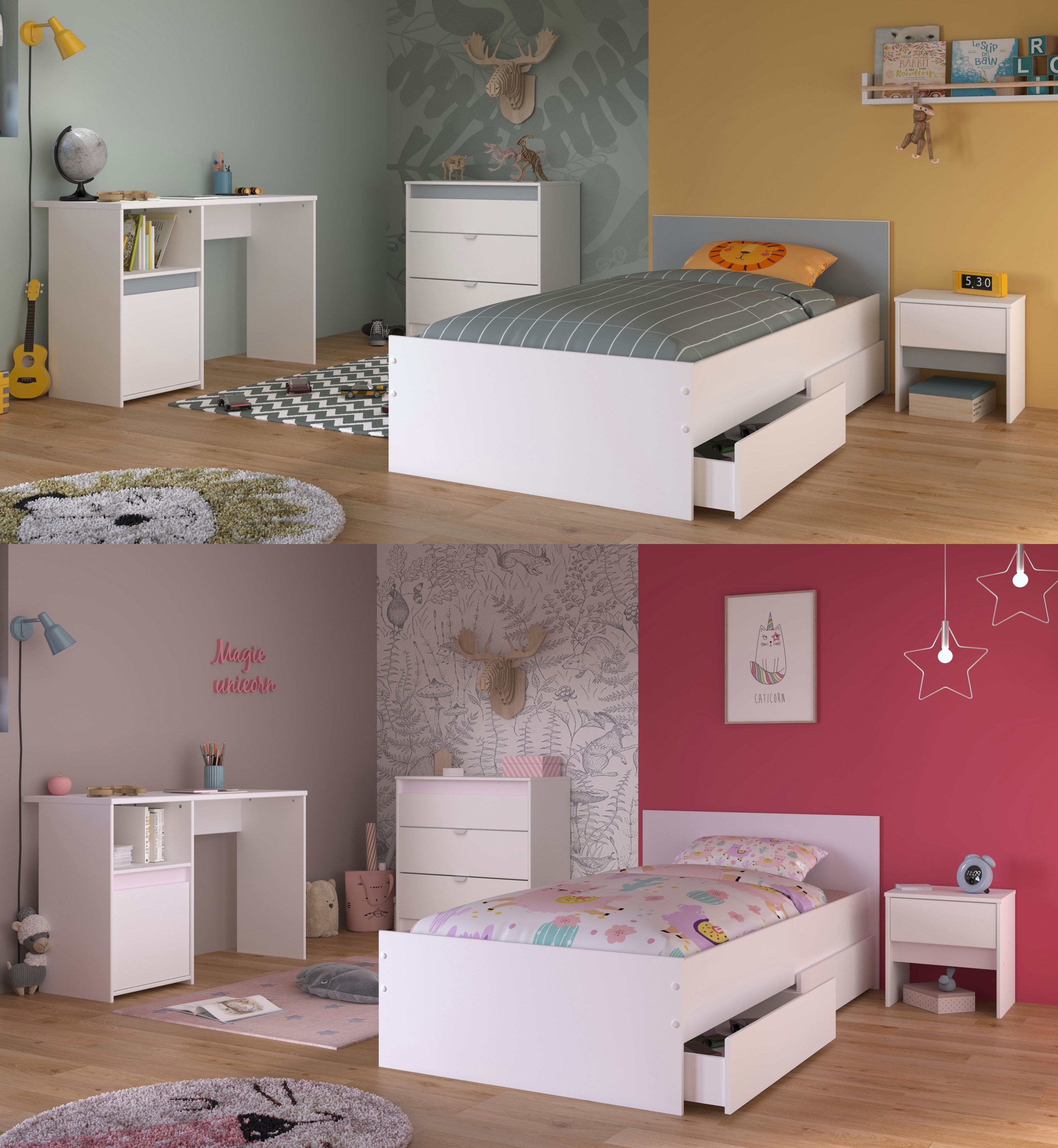 Parisot Jugendzimmer-Set Pirouette, (Komplett Set, 5-tlg., in verschiedenen günstig online kaufen
