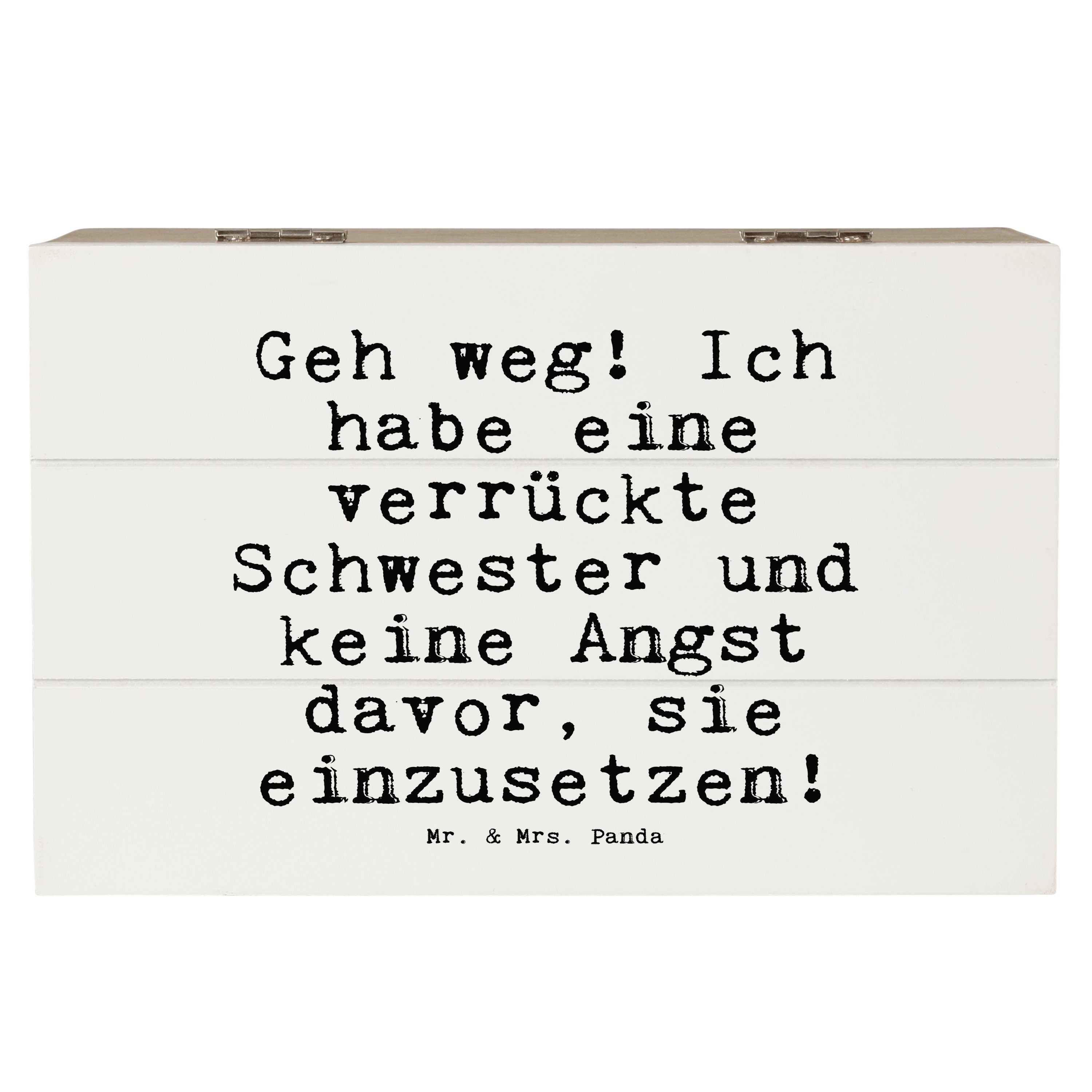 Mr. & Mrs. Panda Dekokiste Geh weg! Ich habe... Weiß Geschenk