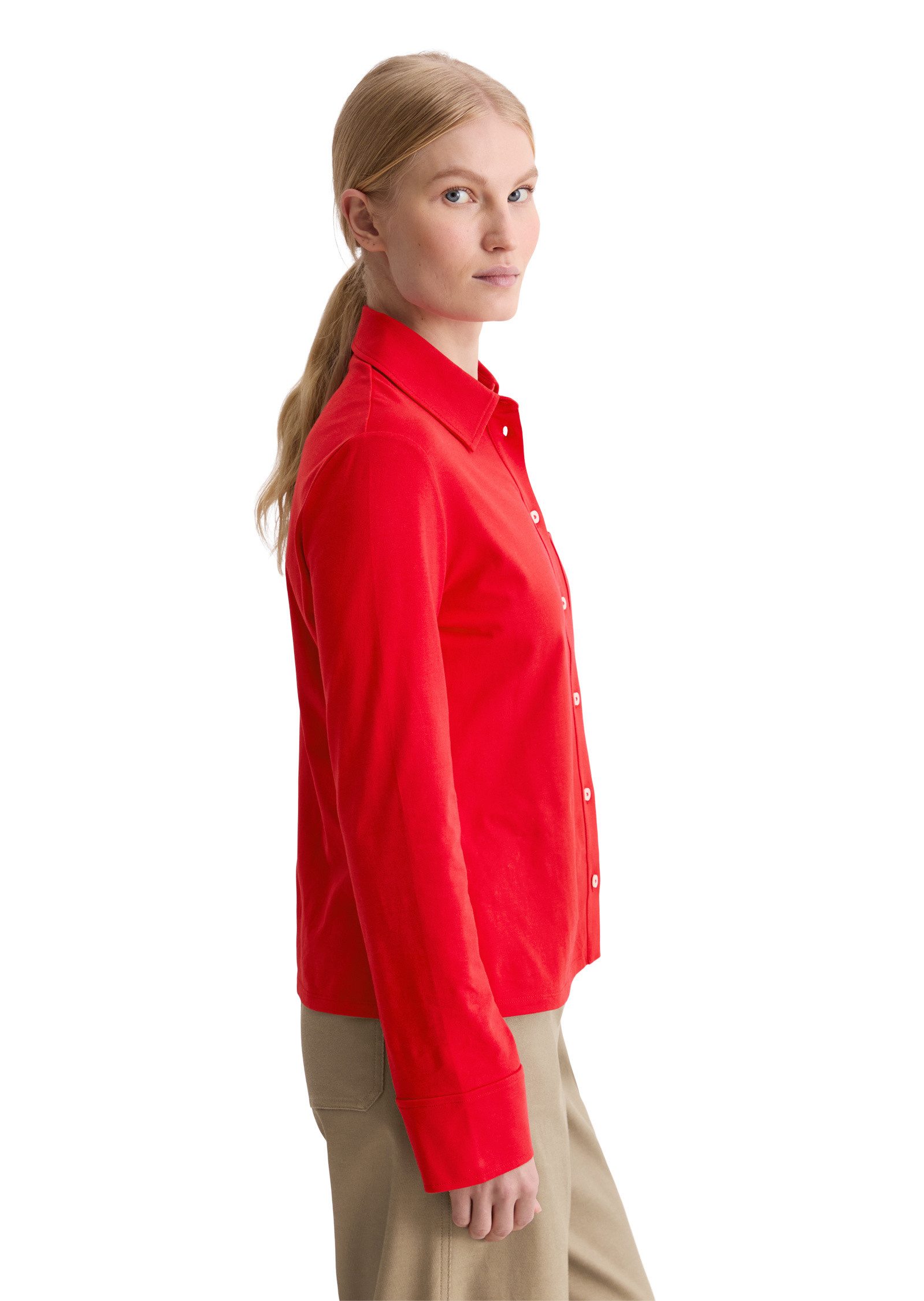 Marc O'Polo Langarmbluse aus Organic-Cotton-Stretch