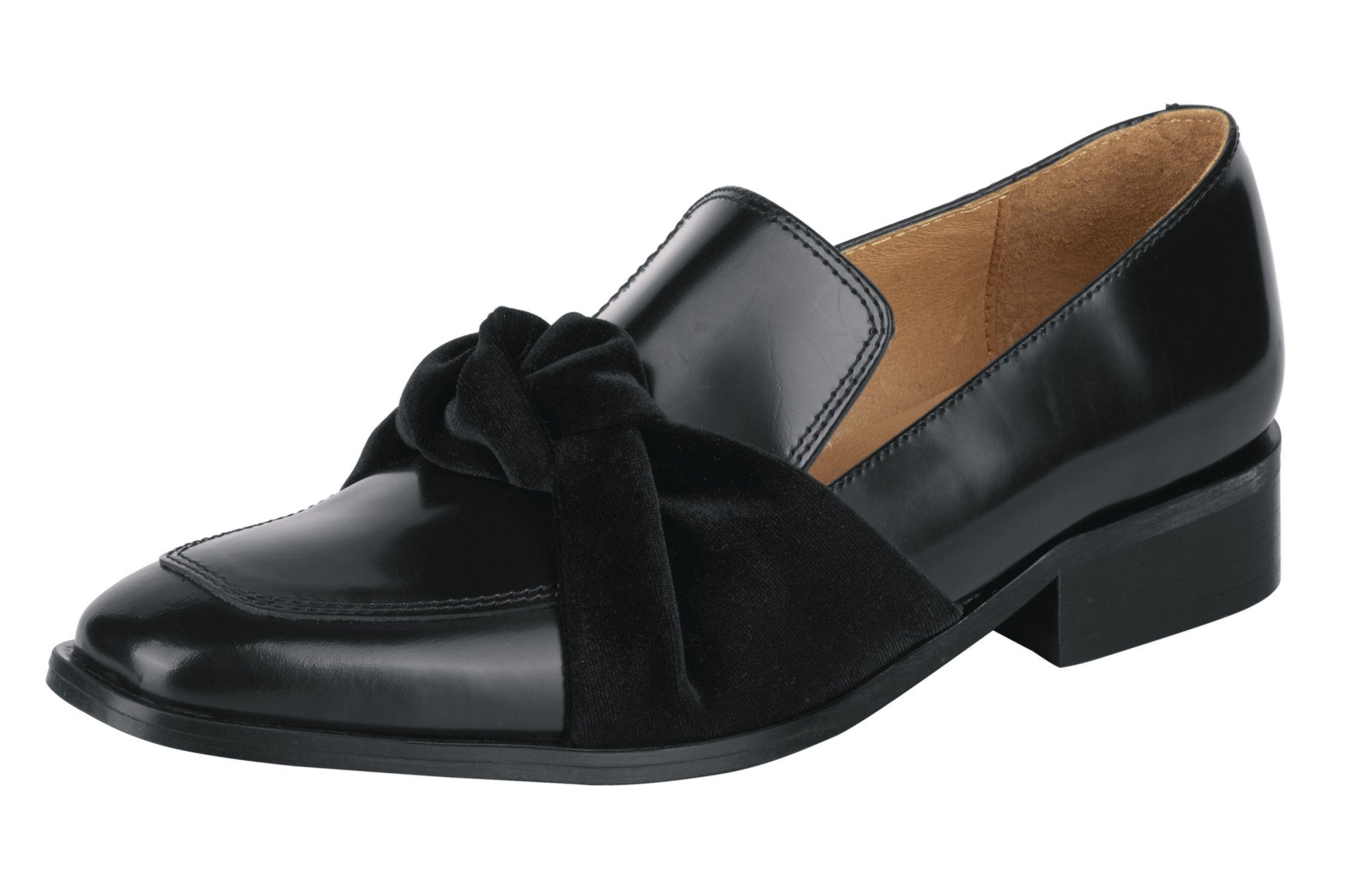 9068 Echtleder Orginal Damen Neu INUOVO Ballerina Schwarz Art