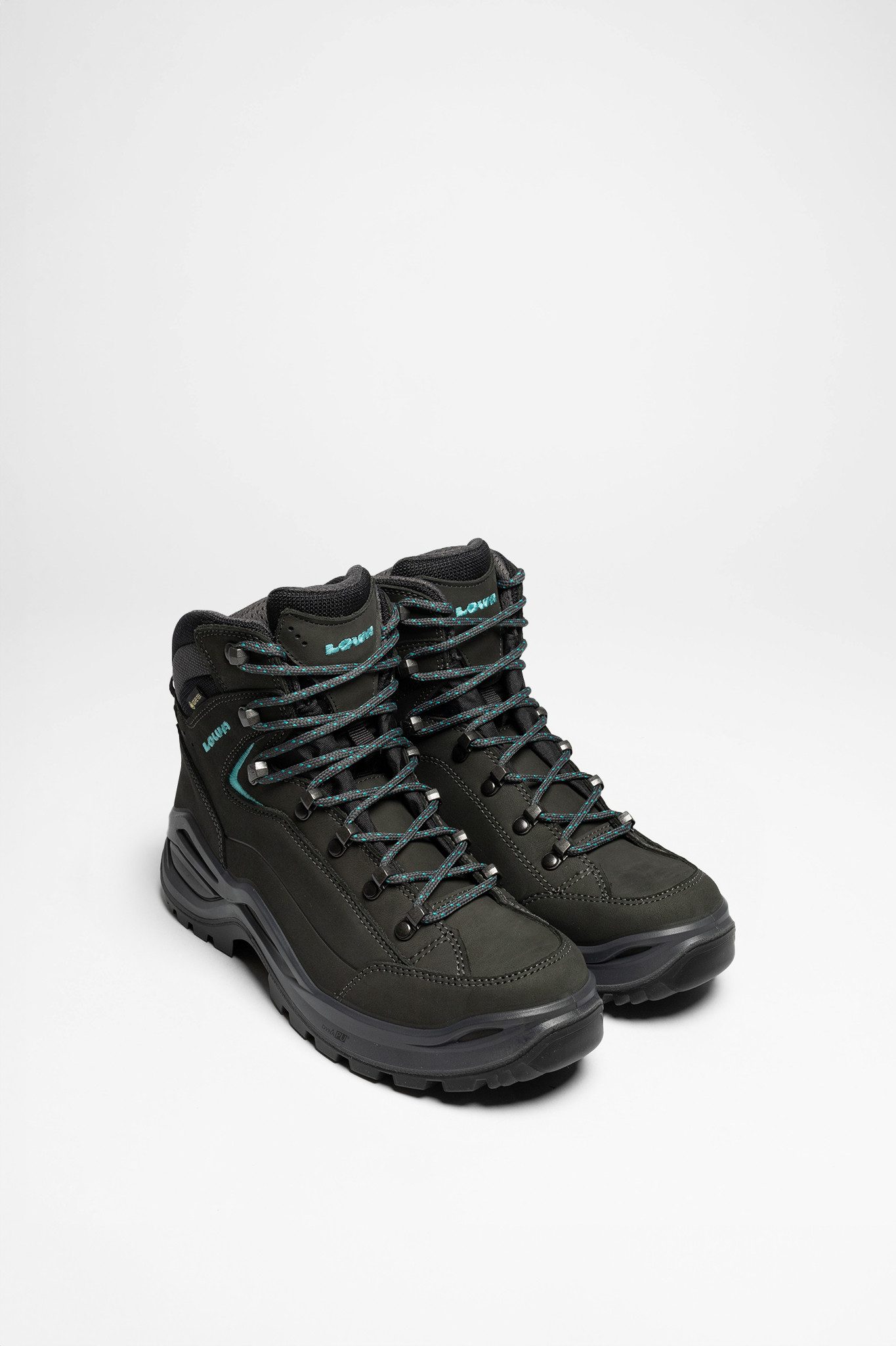 Lowa Lowa Damen Hikingschuhe Renegade EVO GTX MID Ws S Asphalt/ Türkis Outdoorschuh