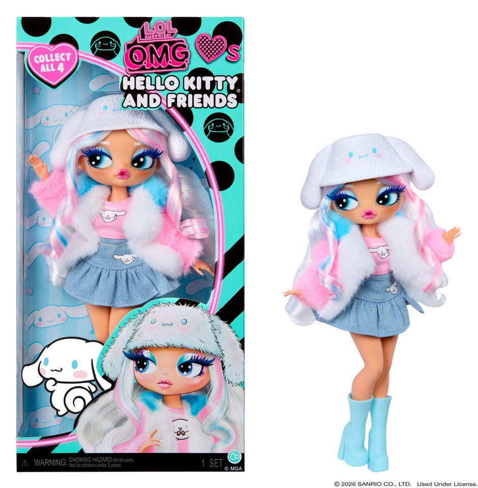 L.O.L. SURPRISE! Anziehpuppe L.O.L. Surprise OMG Loves Hello Kitty & Friends - Cinnamoroll