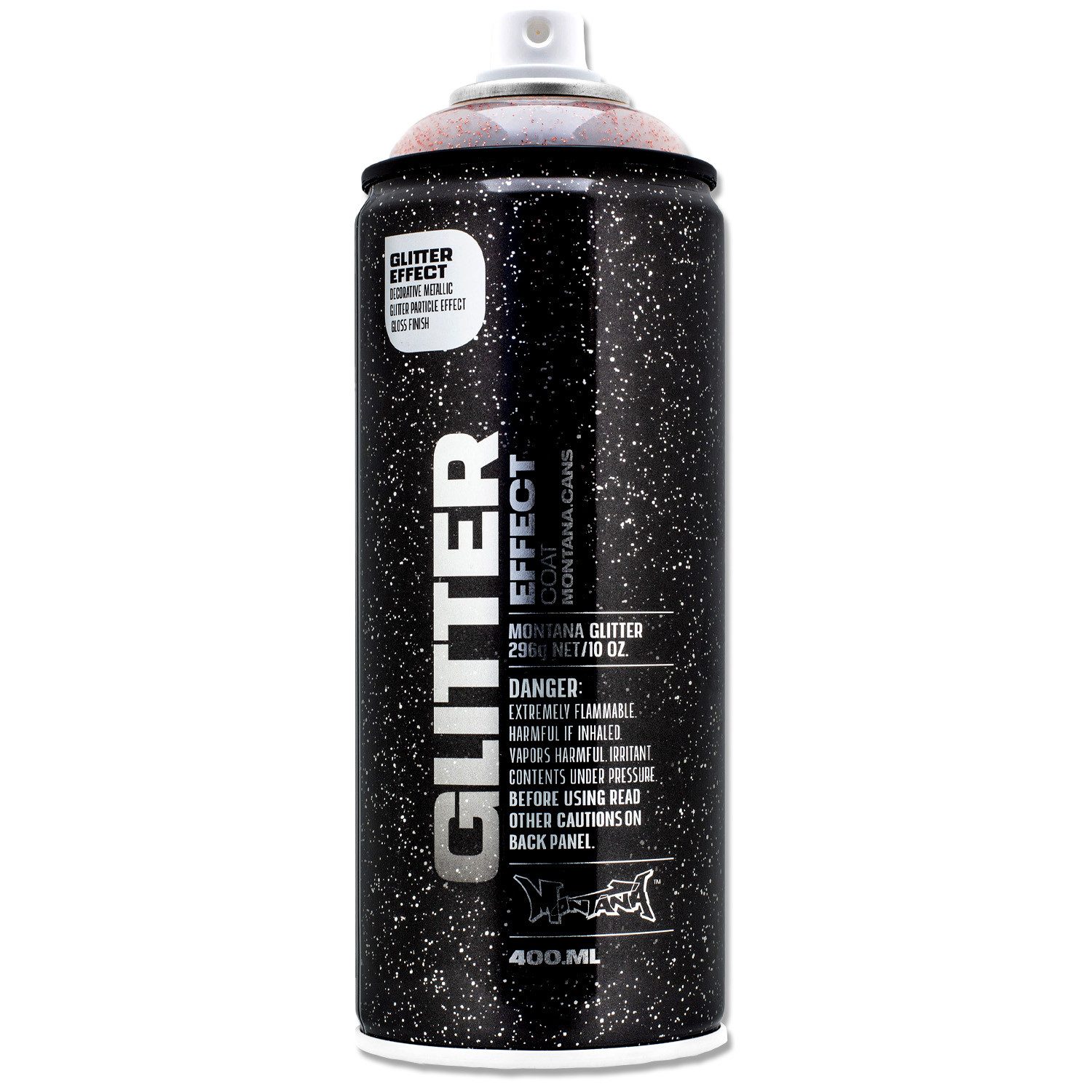 Montana Cans Sprühlack Montana GLITTER 400ml Glitzerspray für Deko, Basteln, DIY