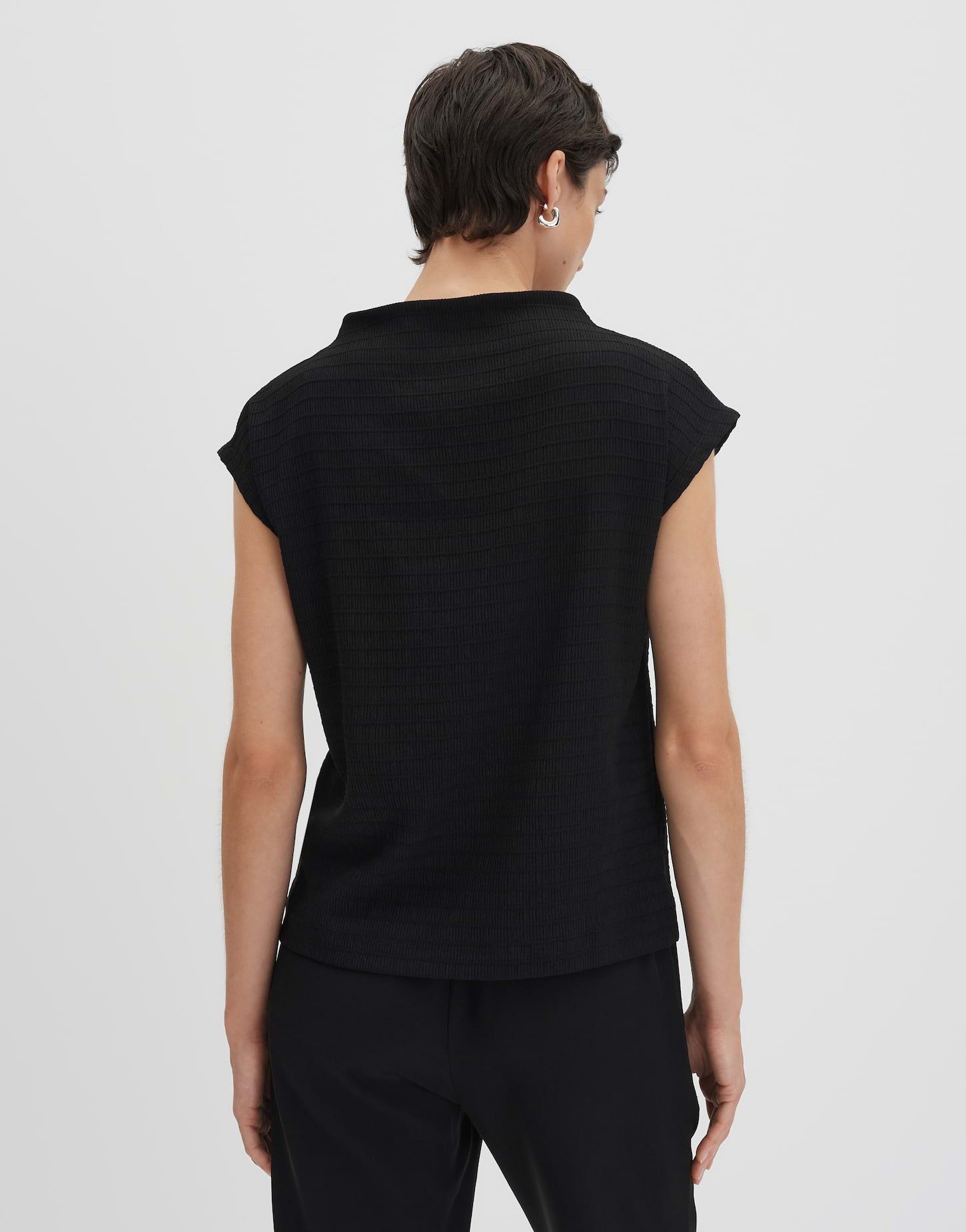 someday Kurzarmshirt KEALA Regular mit gerippter Textur