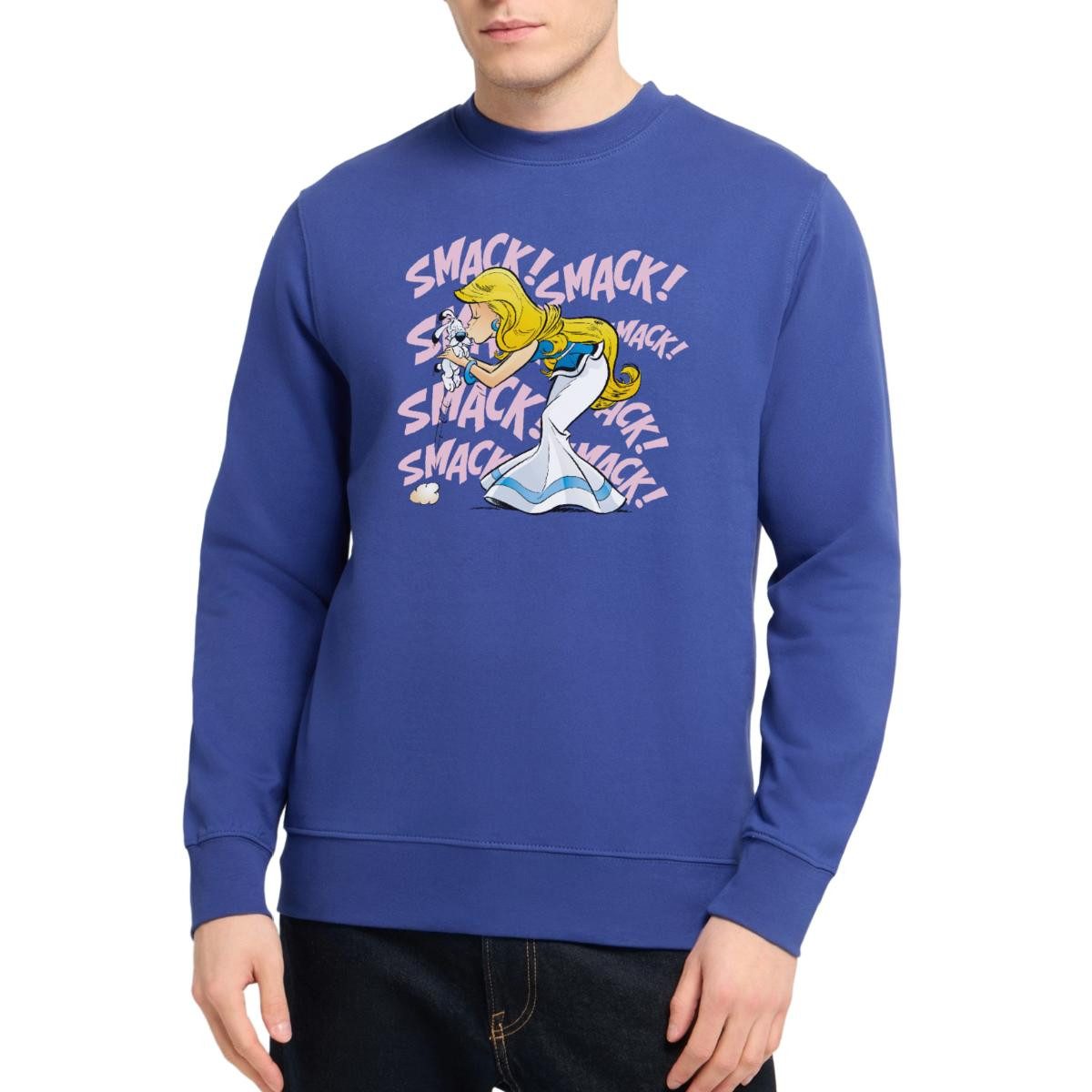 Spreadshirt Sweatshirt Asterix & Obelix - Idefix Falbala Unisex Pullover (1-tlg)