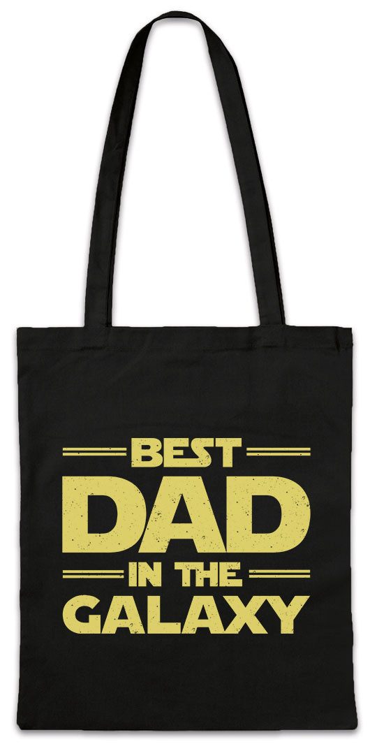 Beuteltasche Best Dad In The Galaxy Stofftasche Star Bester Papa Father Sohn Papa