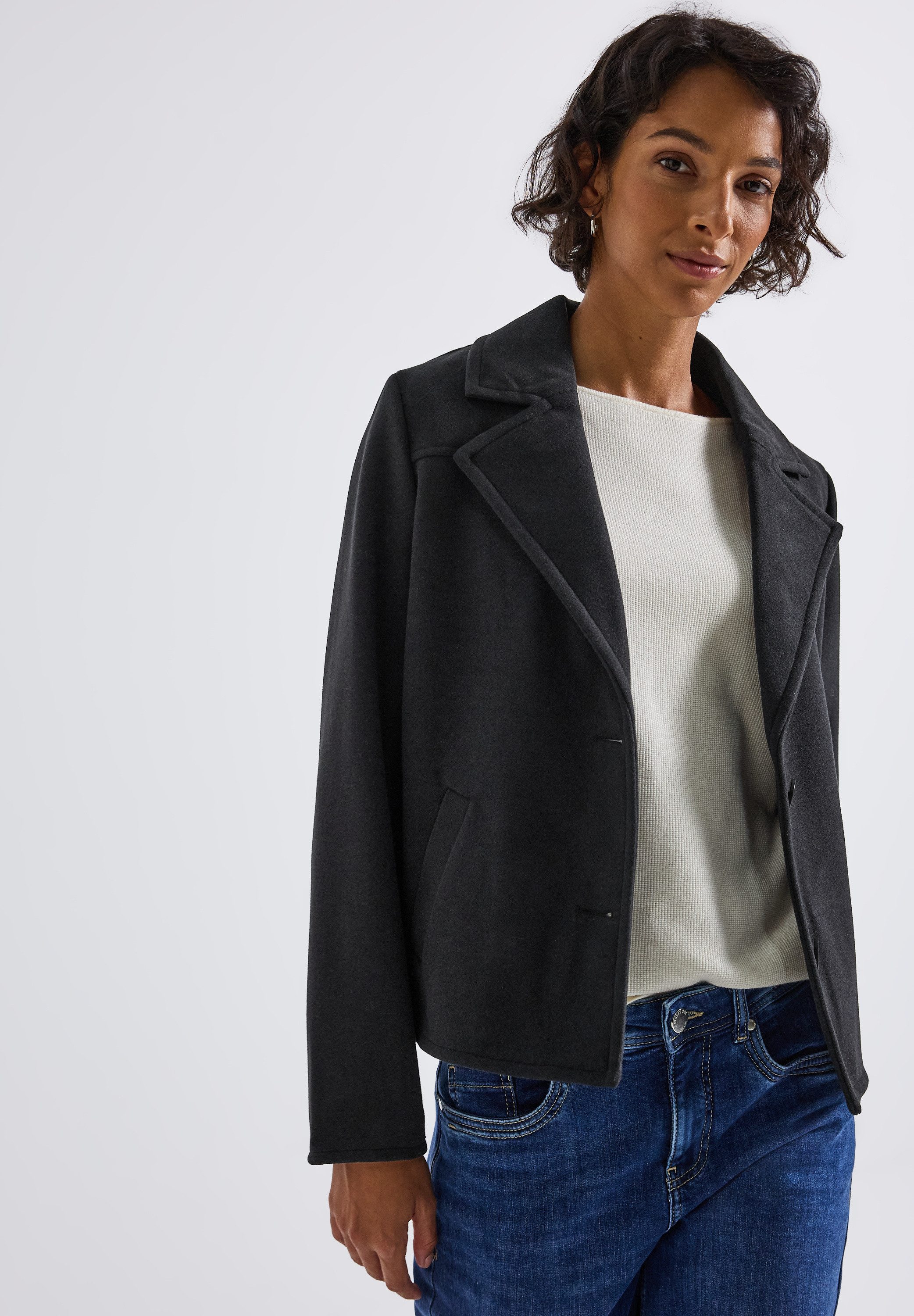 STREET ONE Kurzjacke mit Reverskragen günstig online kaufen