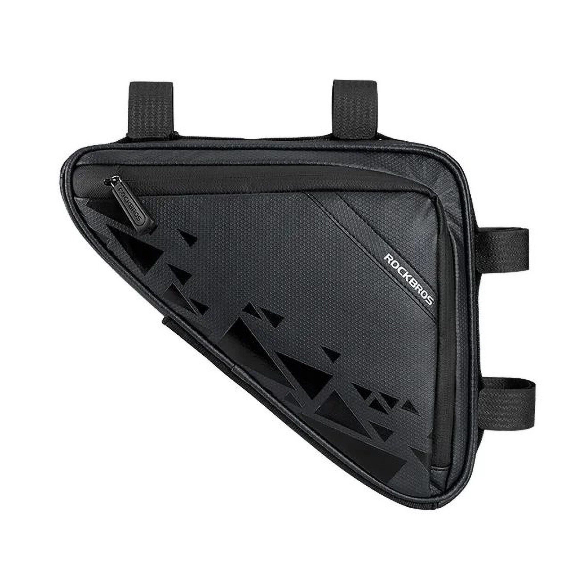 ROCKBROS Fahrradtasche Wasserdichte Fahrradtasche für Rahmen in Schwarz - 1,5 L