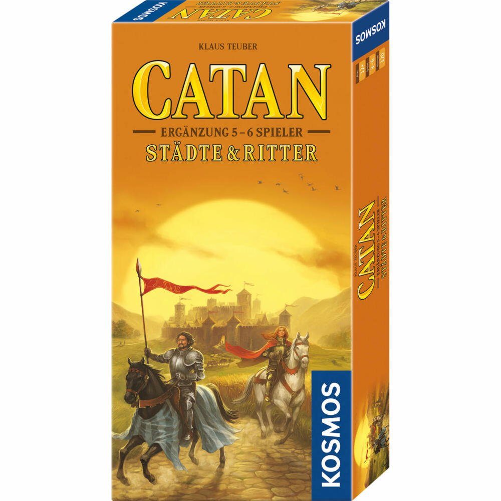KOSMOS Catan – Städte & Ritter Ergänzung Für 5-6 Personen, Erweiterung Für Catan