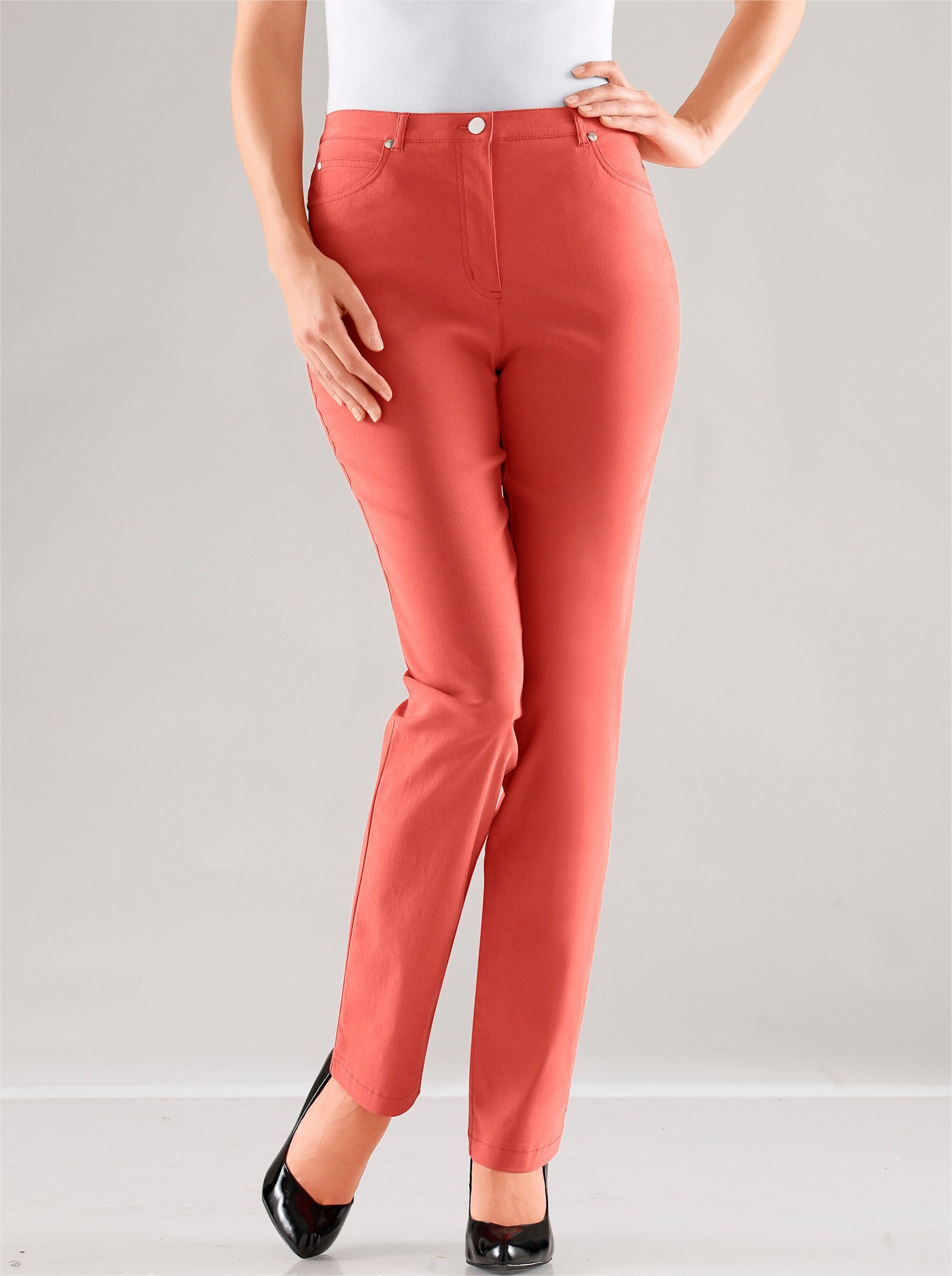 Stehmann Jerseyhose 5-Pocket-Hose Innenbeinlänge ca. 72 cm