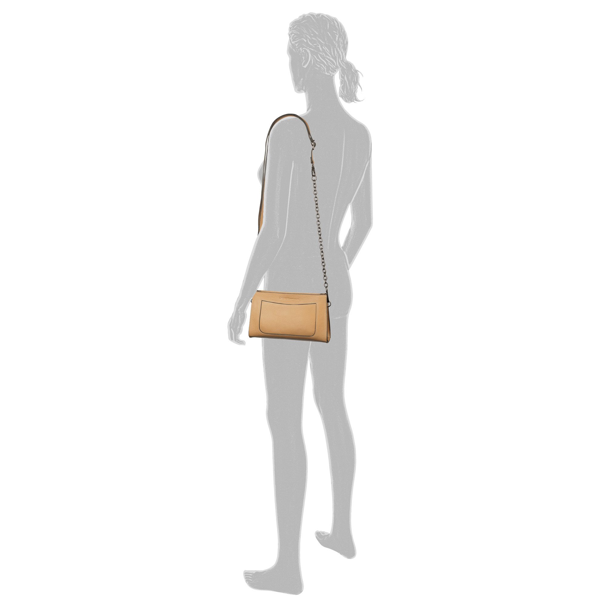 TOM TAILOR Denim Umhängetasche Lennon, Damen Schultertasche, Handtasche mit abnehmbarer Metallkette