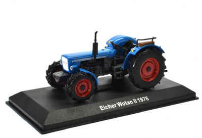 Editions Atlas Modelltraktor »Historischer Traktor 1976 Eicher Wotan II blau 1:43 by IXO for Hachette DieCast Metall«, Maßstab 1:43