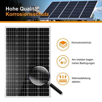 PFCTART Solaranlage 18V 120/150/200W Solarpanel, IP65 Wasserdicht (1-St)
