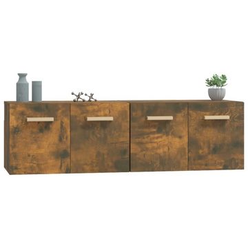 vidaXL Hängeschrank Wandschränke 2 Stk. Räuchereiche 60x36,5x35 cm Holzwerkstoff (1-St)