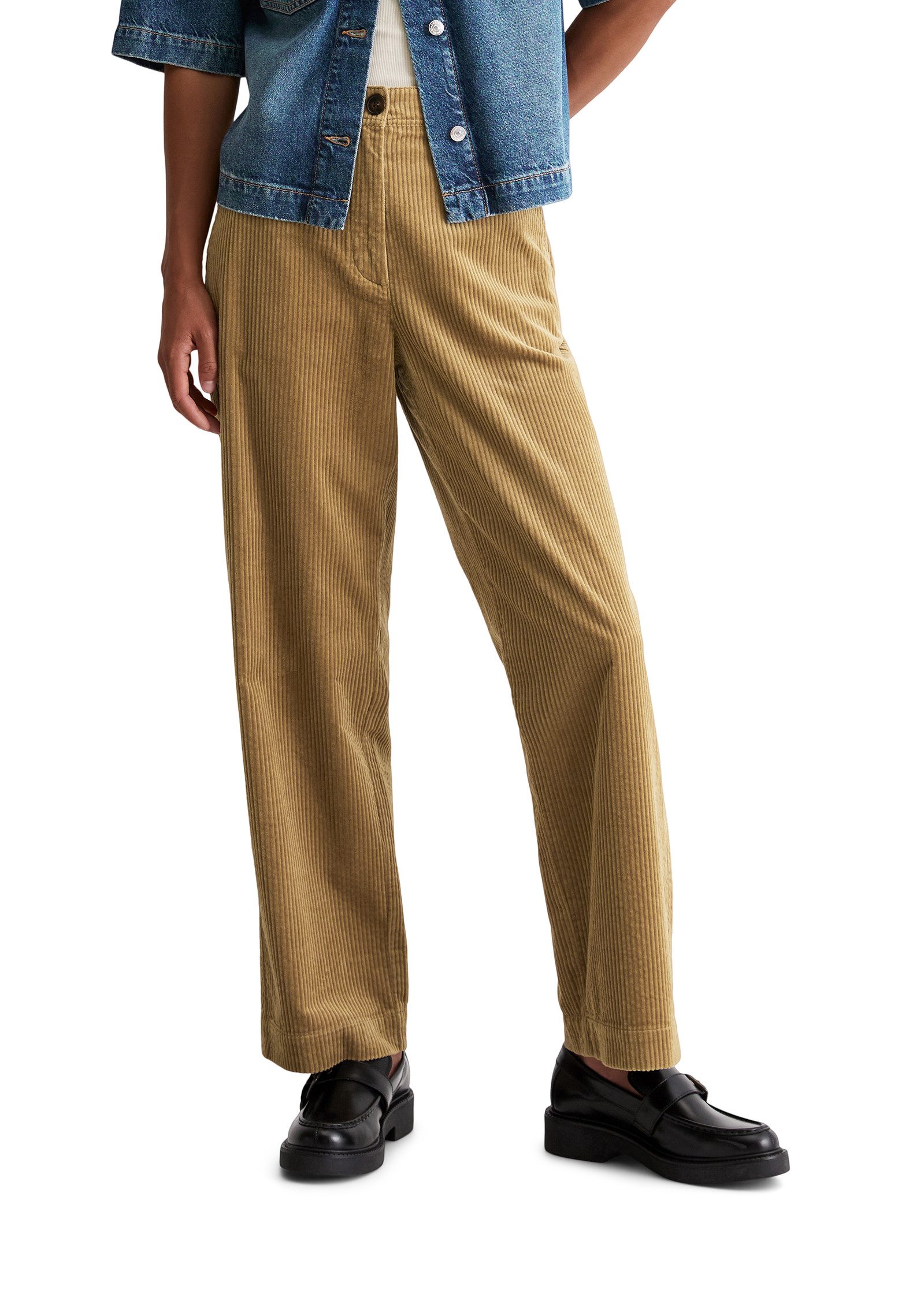 Marc O'Polo 5-Pocket-Hose Lande loose fit aus Organic Cotton, Cordhose günstig online kaufen