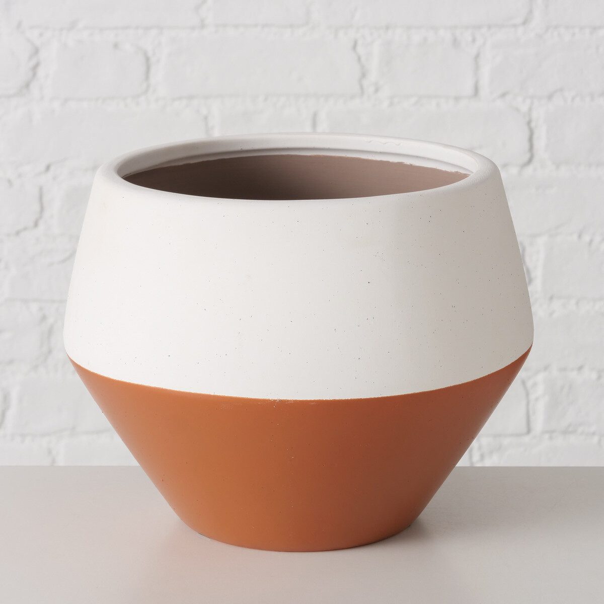 BOLTZE GRUPPE GmbH Blumentopf Zweifarbiger Blumentopf MARLIS, Ø 25,5 cm