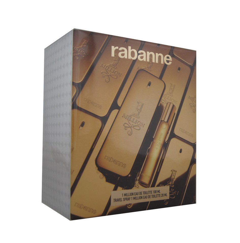 paco rabanne Duft-Set Paco Rabanne 1 Million Eau De Toilette 100ml + Eau de Toilette 20ml, 1-tlg.