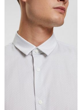 Esprit Collection Businesshemd Gemustertes, nachhaltiges Baumwollhemd