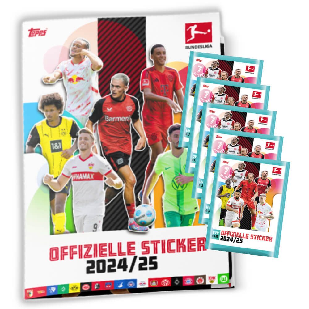 Sammelkarte Topps Bundesliga Sticker 2025 - Fußball Sammelsticker