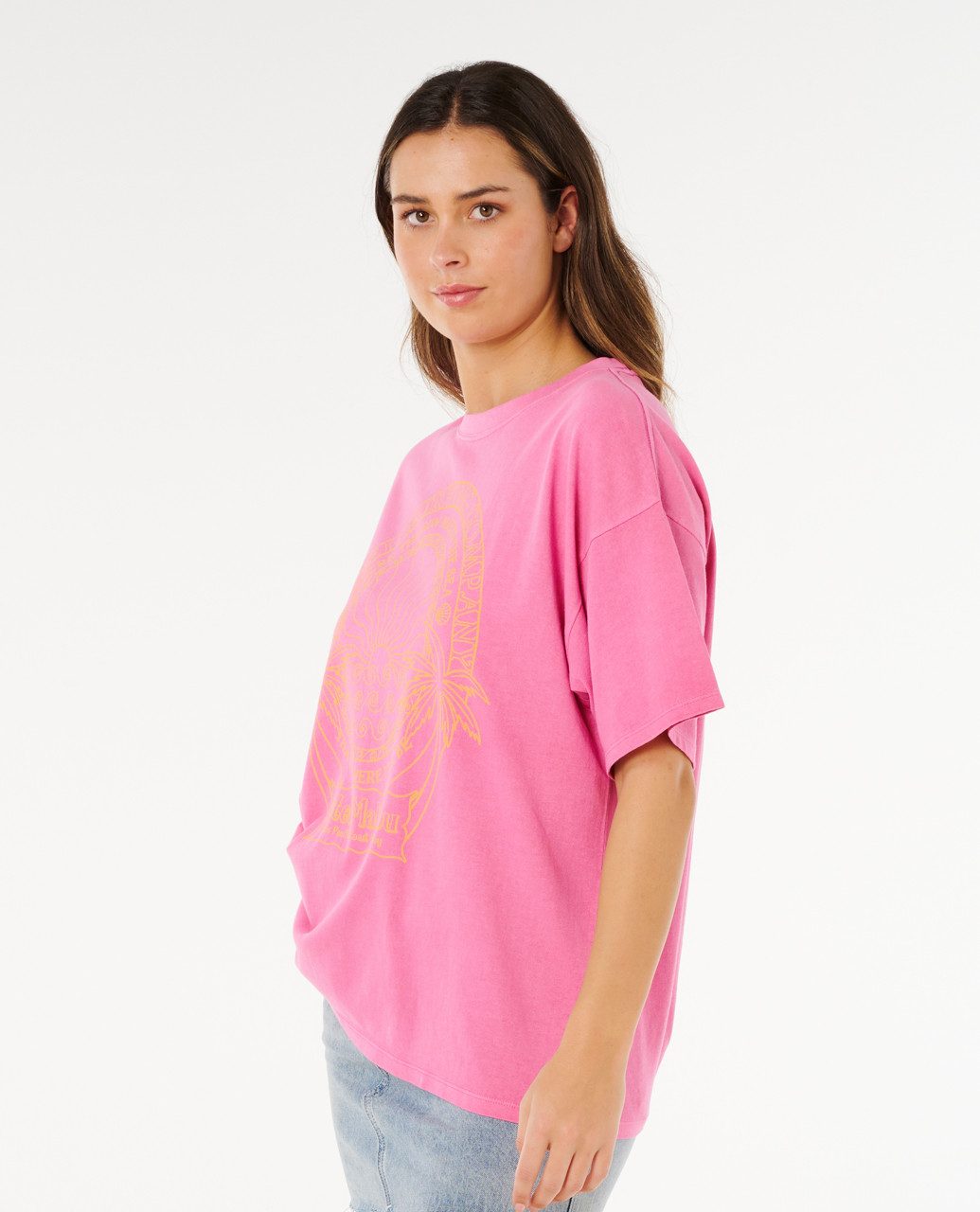 Rip Curl Print-Shirt Rip Curl Hotel Malibu Heritage T-Shirt günstig online kaufen