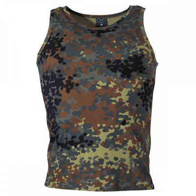 MFH Tanktop BW Tarn Tank-Top, flecktarn, 160g/m² - XL 170 g/m²