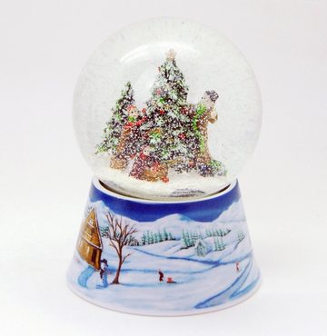 MINIUM-Collection Schneekugel Spieluhr Weihnachten Christbaum Weihnachtsbaum schmücken 100mm breit