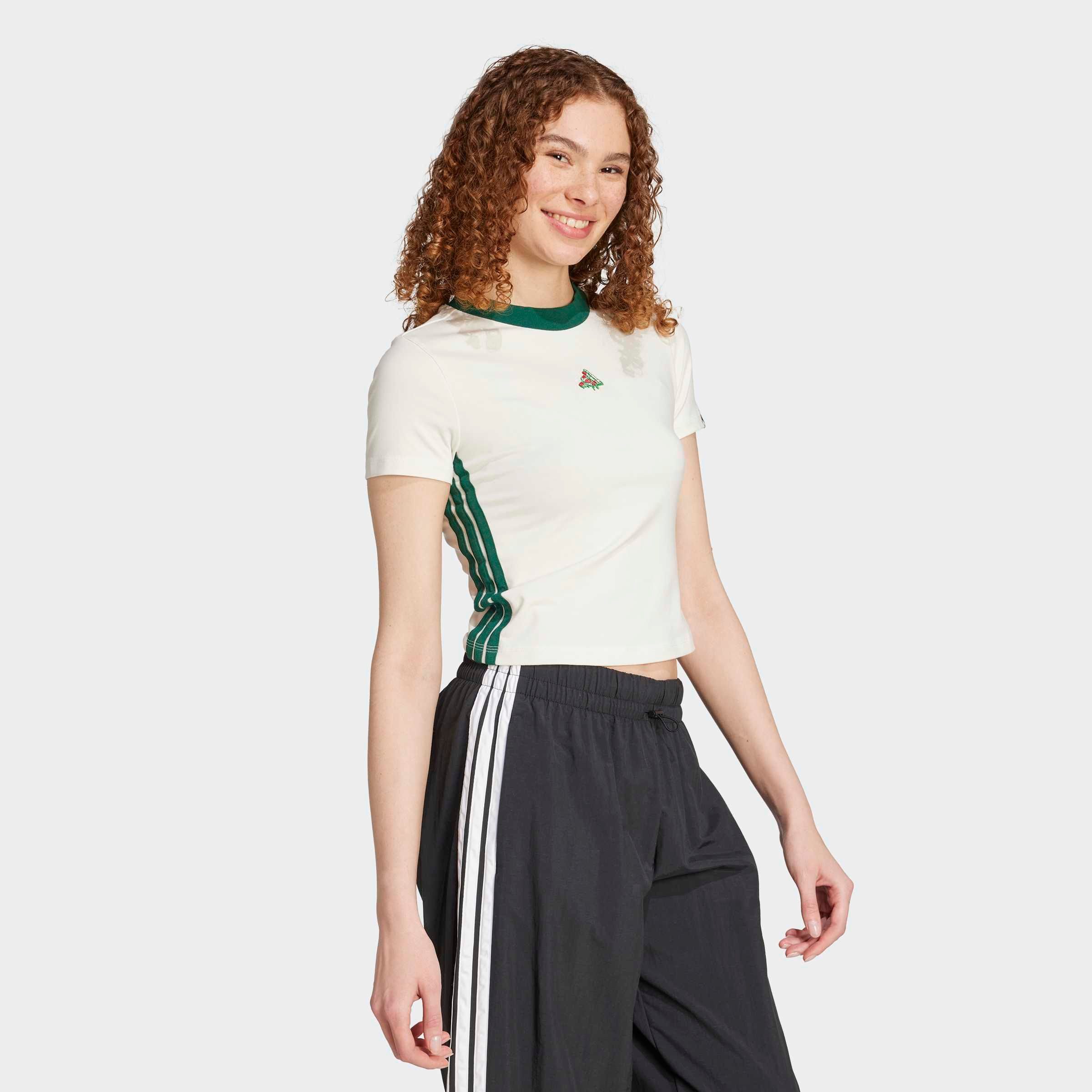 adidas Sportswear T-Shirt PIZZA TEE aus Baumwolljersey mit Elasthan, pflege günstig online kaufen