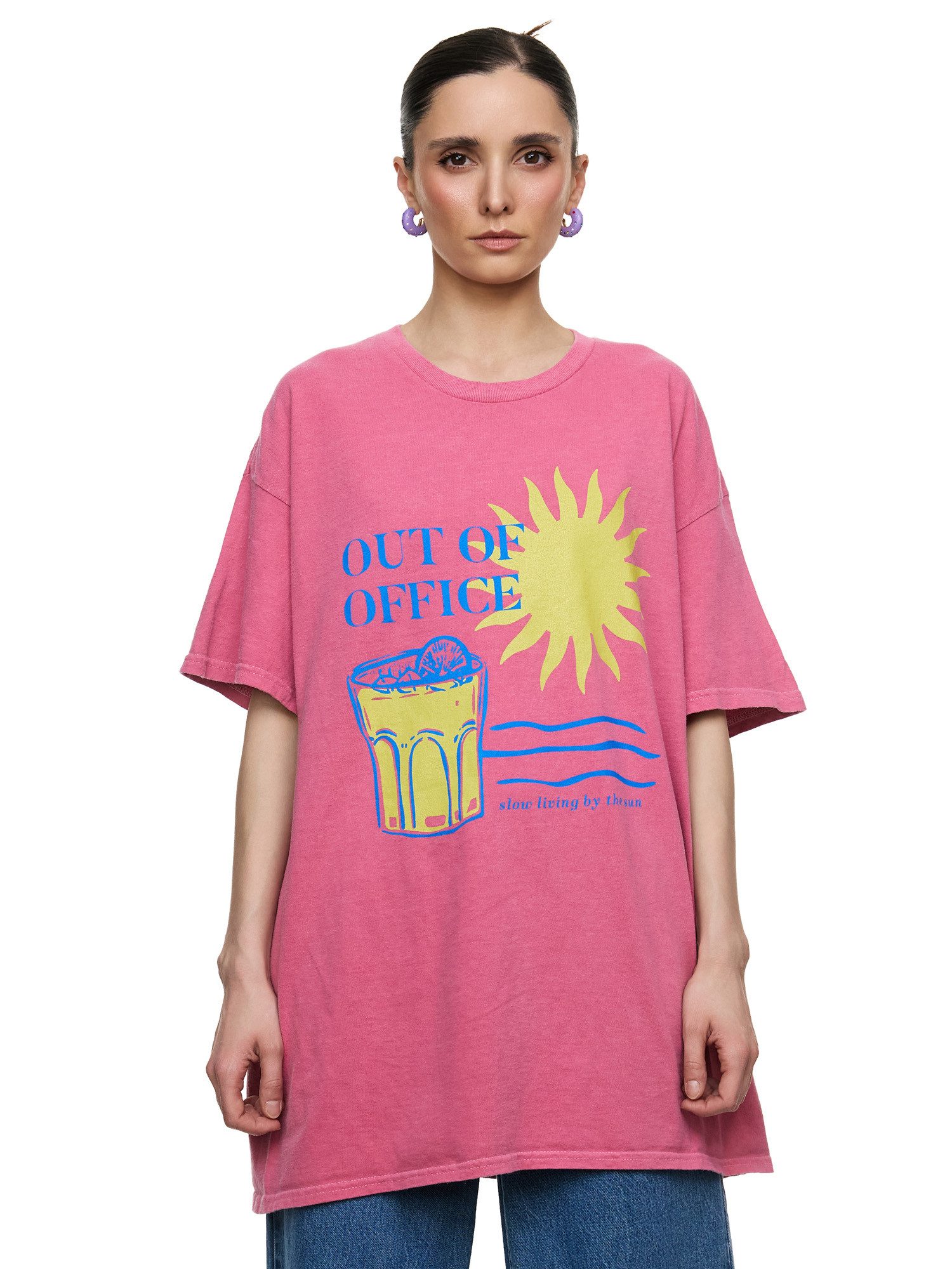 Worldclassca T-Shirt Worldclassca Oversized Print OUT günstig online kaufen