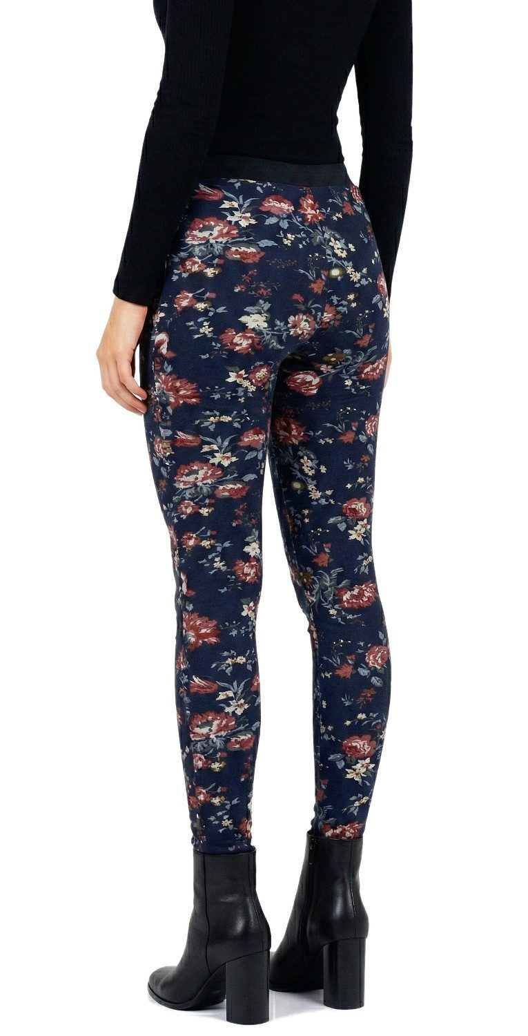 dy_mode Thermohose Damen Thermohose Winterhose / Thermoleggings Gefütterte Schlupfhose Middel Waist, mit Innenfutter, mit elastischem Bund