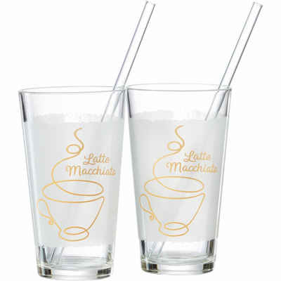 Ritzenhoff & Breker Latte-Macchiato-Glas Coffee 4-tlg. 350 ml, Glas