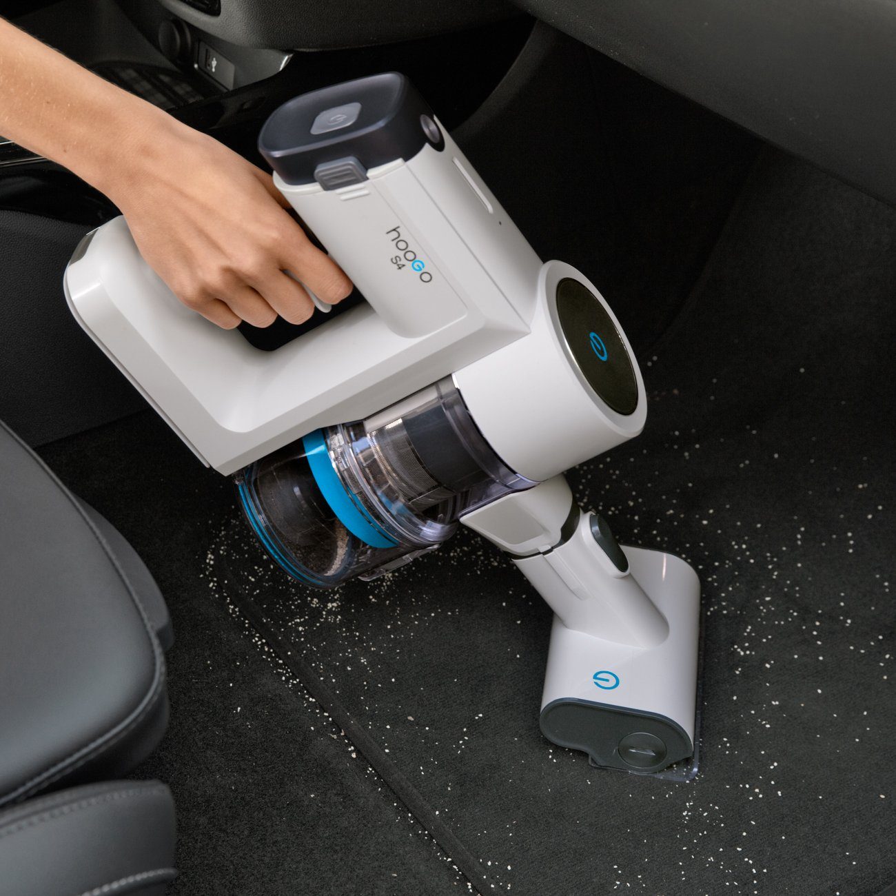 hoogo Polsterdüse ZB003, Zubehör für hoogo Akku-Staubsauger S3, S4, S5+ und S6, (1 Stück, motorisiert), Saugt Schmutz, Milben, Pollen oder andere Allergene zuverlässig auf
