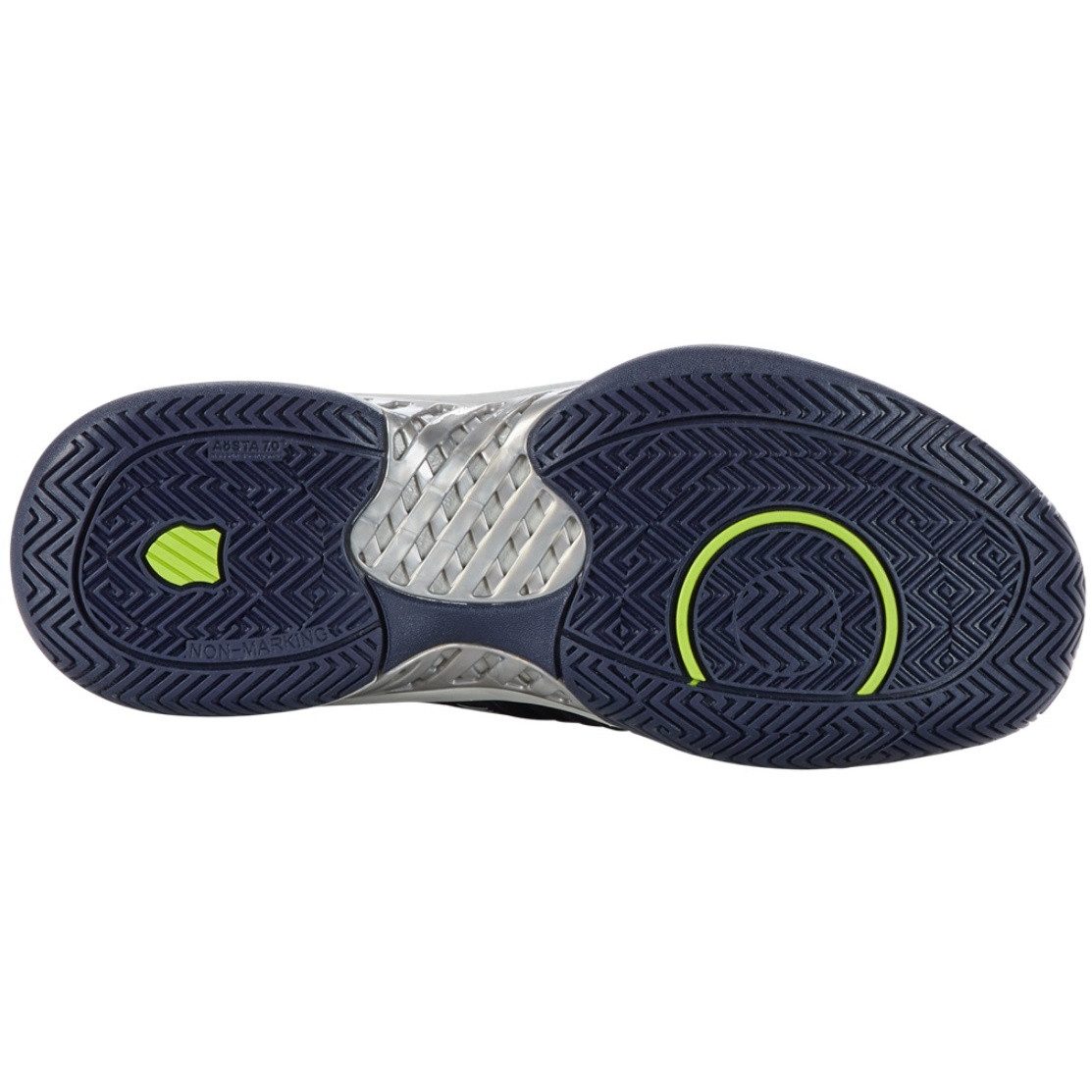 K-Swiss Performance Express Light 3 Allcourt peacoatblau/grau/limegrün Herren Tennisschuh