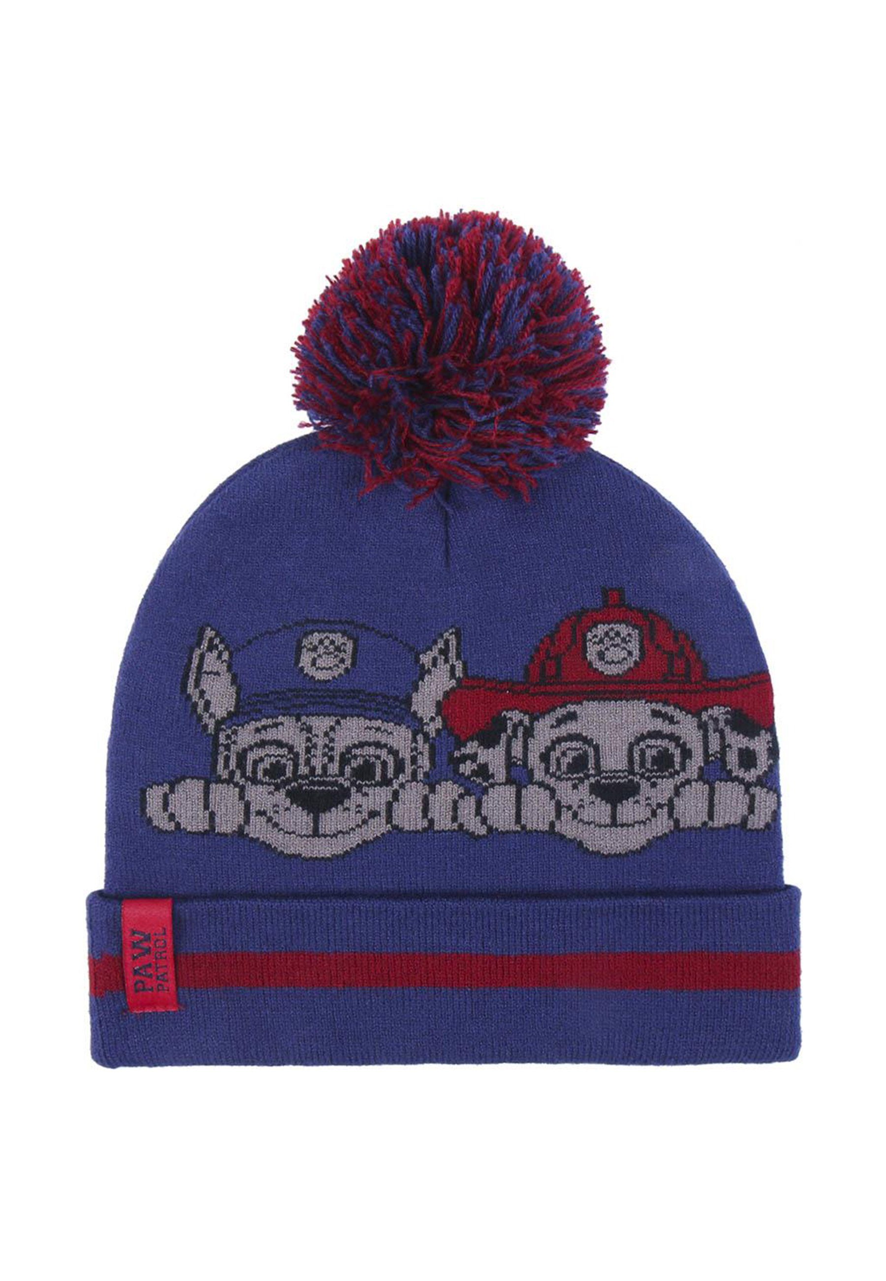 Bommelmütze Winter-Bommel-Mütze PAW Strickmützte Chase Jungen PATROL Marshall