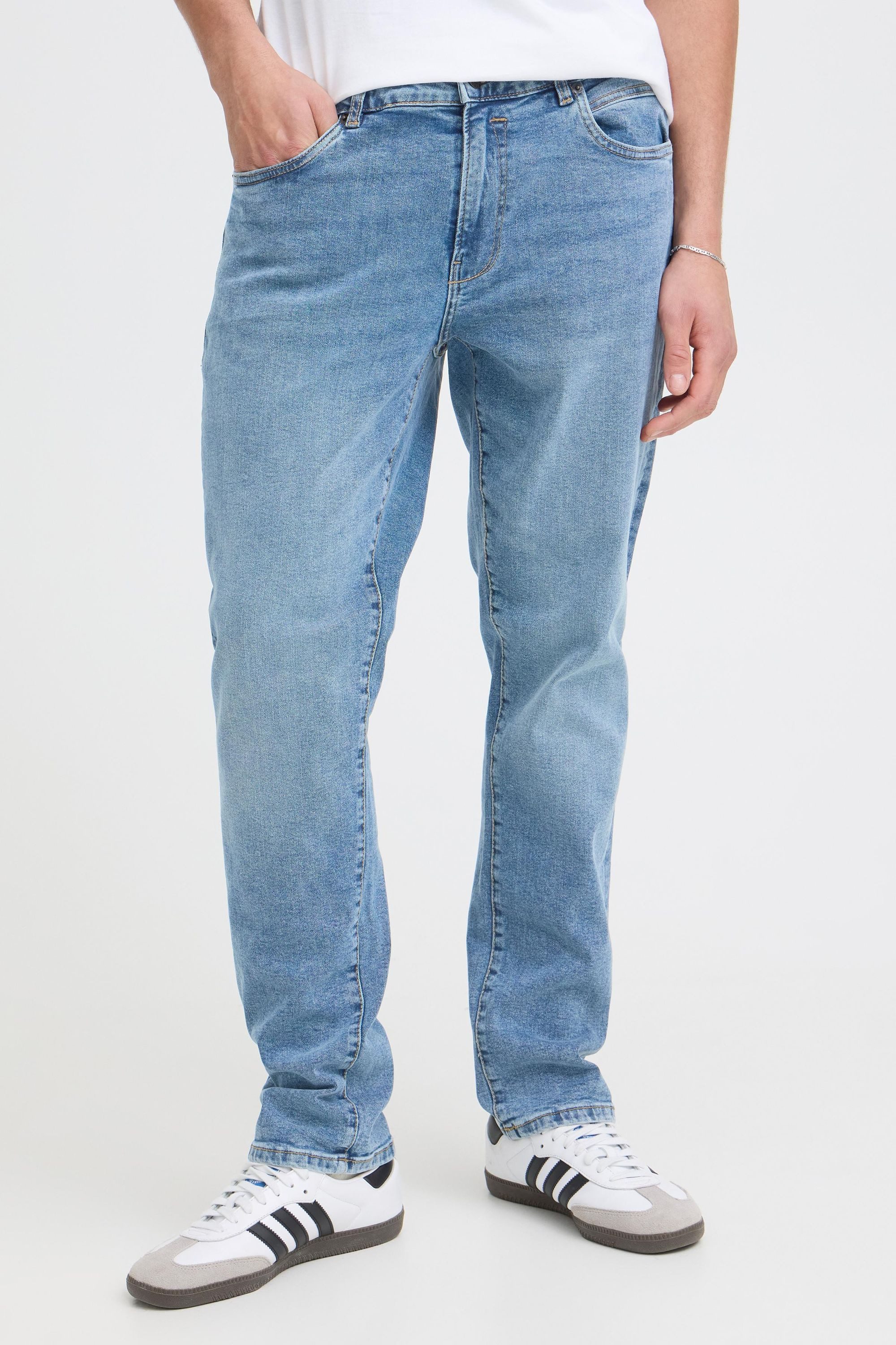 !Solid 5-Pocket-Jeans SDRyder Jeanshose mit normalem Bund und geradem Bein - Ryder Fit