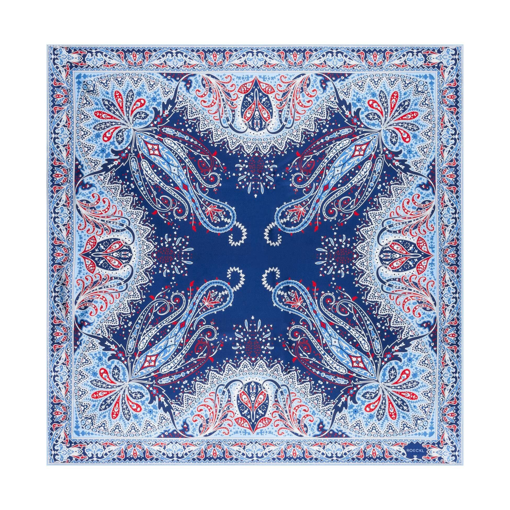 Roeckl Halstuch PAISLEY DREAMS, Seiden- Twill Tuch im Paisley Muster