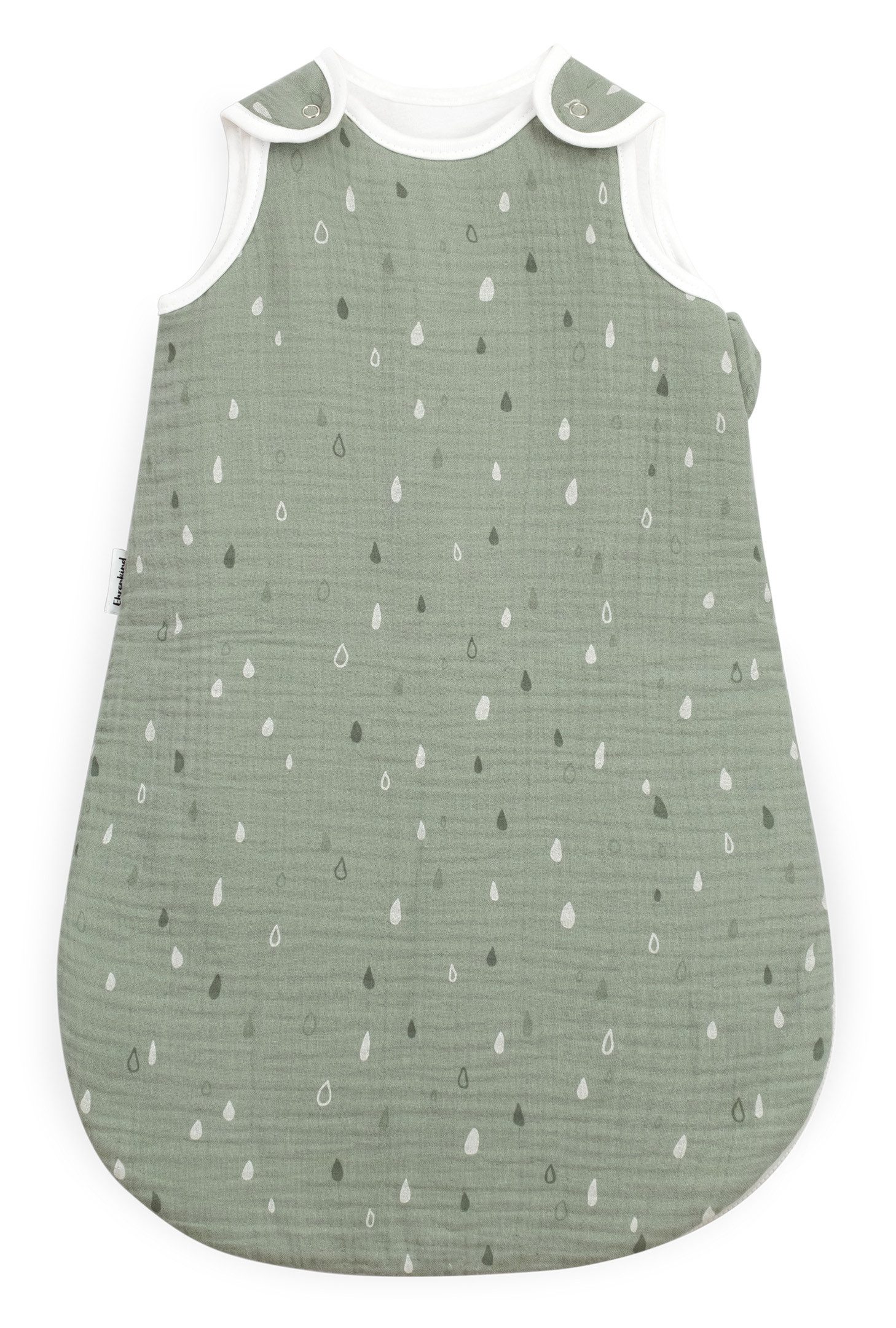 Babyschlafsack Musselin Ganzjahresschlafsack Rund, 2.5 TOG