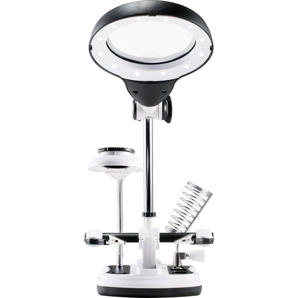 TOOLCRAFT Lupenlampe LED-Lupenleuchte helligkeit auf zwei Ebenen TO-7427316, dimmbar
