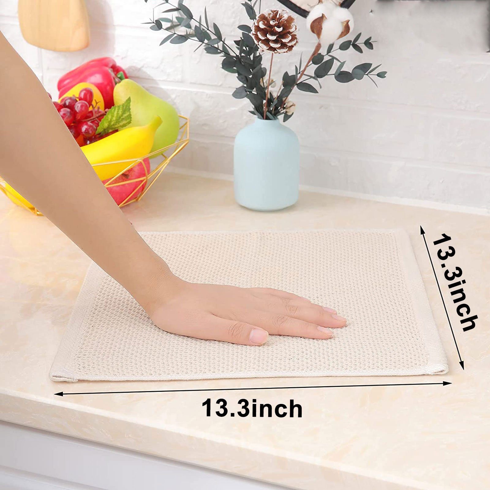 OKWISH Geschirrtuch Spültuch Küchentücher Lappen set günstig online kaufen