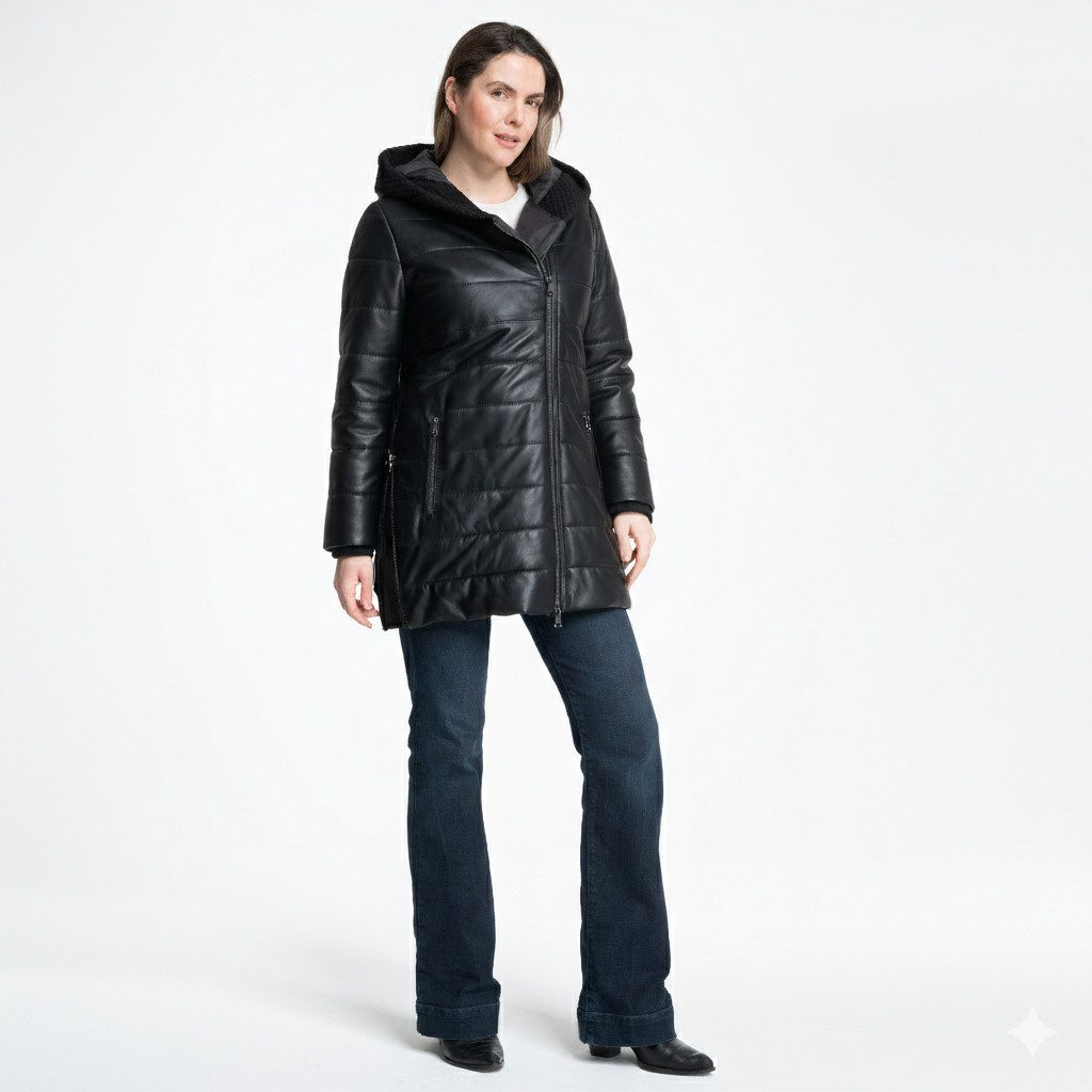 S&A Ledermoden Lederjacke Rita Seitliche Reißverschlüsse: Für mehr Bewegung günstig online kaufen