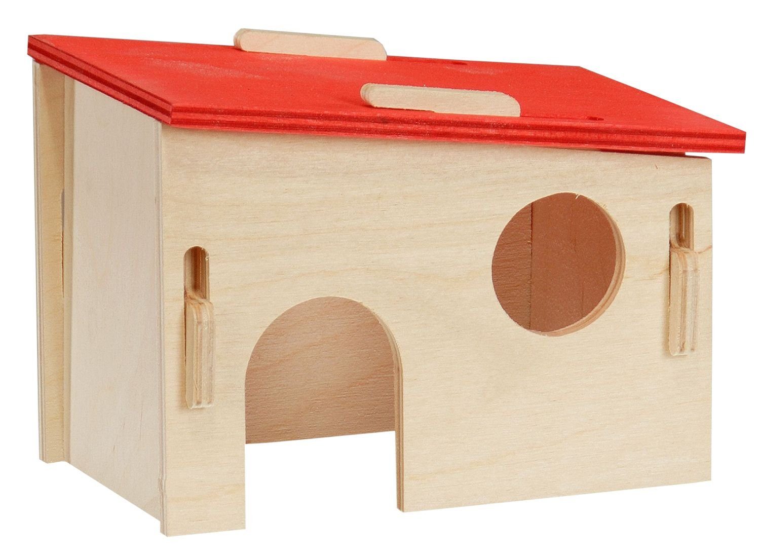 PETGARD Nagerhaus Nagerhaus Kleintierhaus Schlafhaus Hamsterhaus 16 x 11,5 x 10,5 cm, Hamsterhaus LUCKY