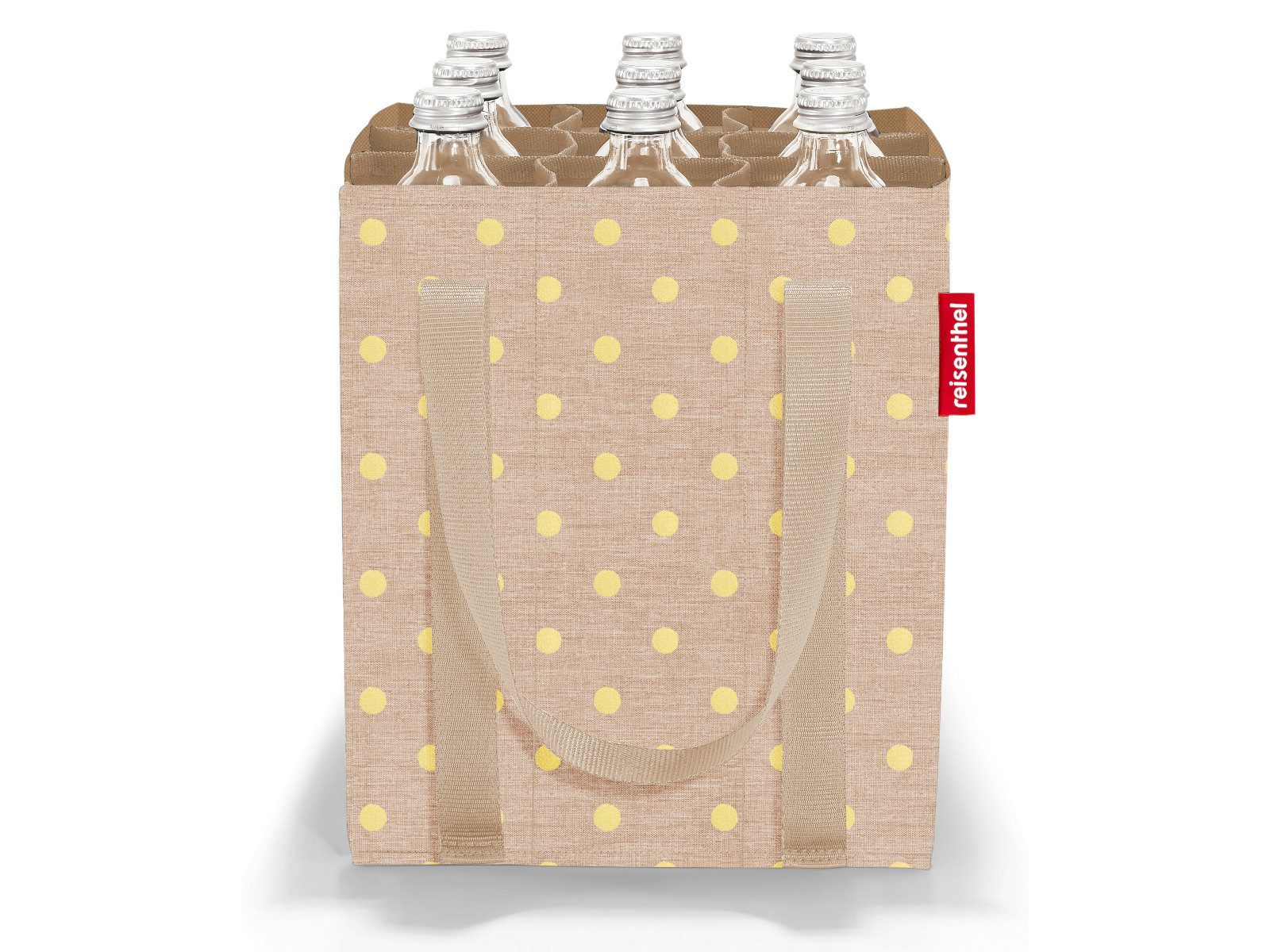 REISENTHEL® Tragetasche bottlebag metallic dots coffee, günstig online kaufen