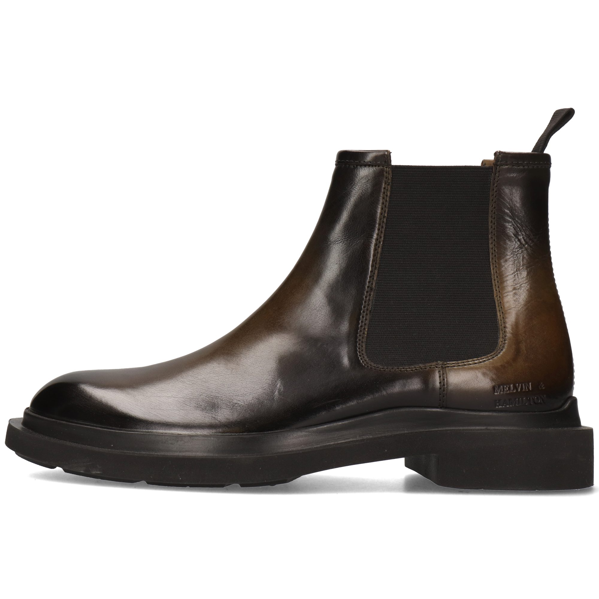 Melvin & Hamilton Ron 5 Leder-Chelsea Boots für Herren Stiefelette Flache Absätze, Echtes Leder, Vegetabile Gerbung